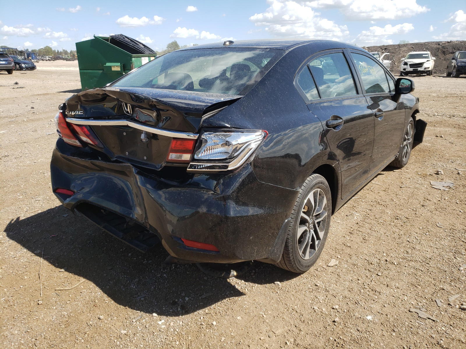 Photo 4 from auction – 2013 HONDA CIVIC EXL with VIN 19XFB2F93DE093583