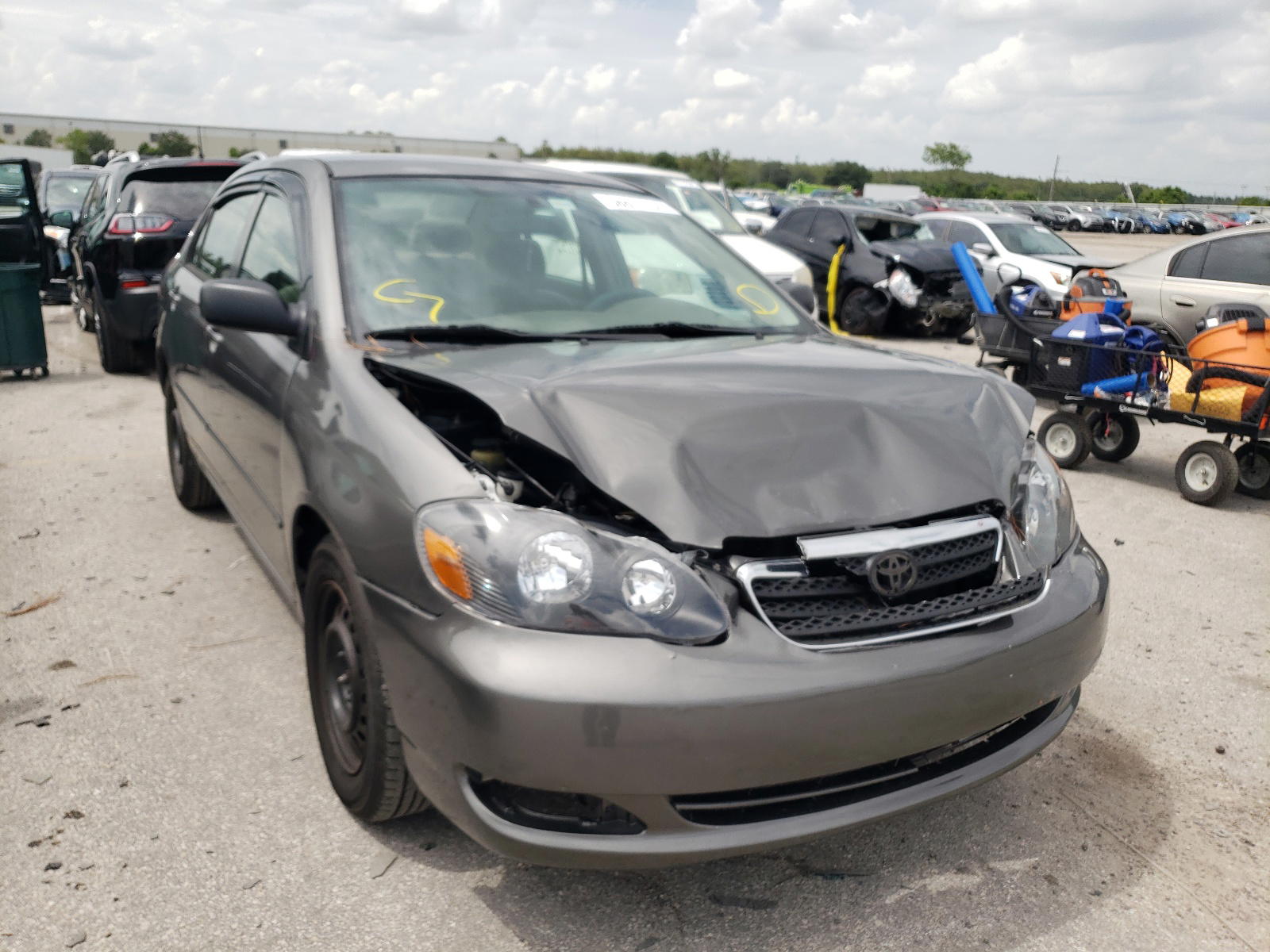TOYOTA COROLLA CE 2007 with VIN 2T1BR32E37C784019 - Photo from auction