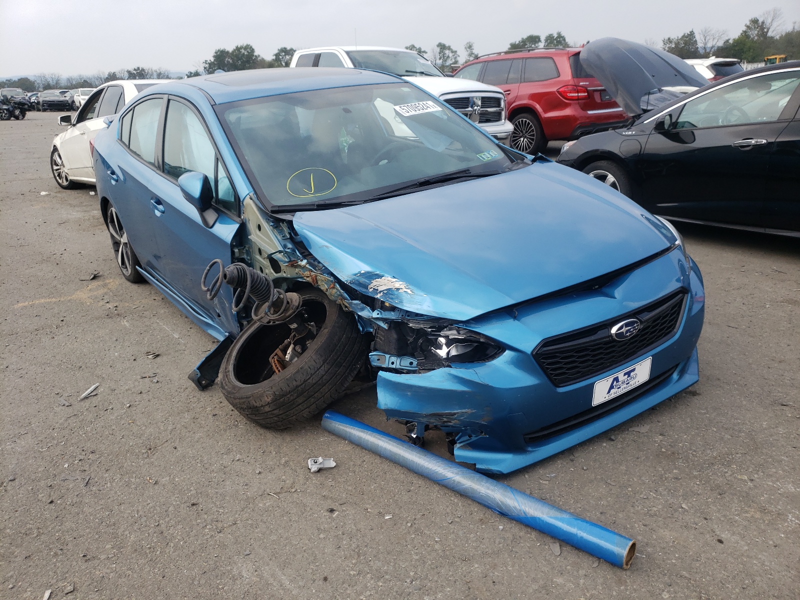 Photo 1 from auction – 2017 SUBARU IMPREZA SP with VIN 4S3GKAL68H3604971