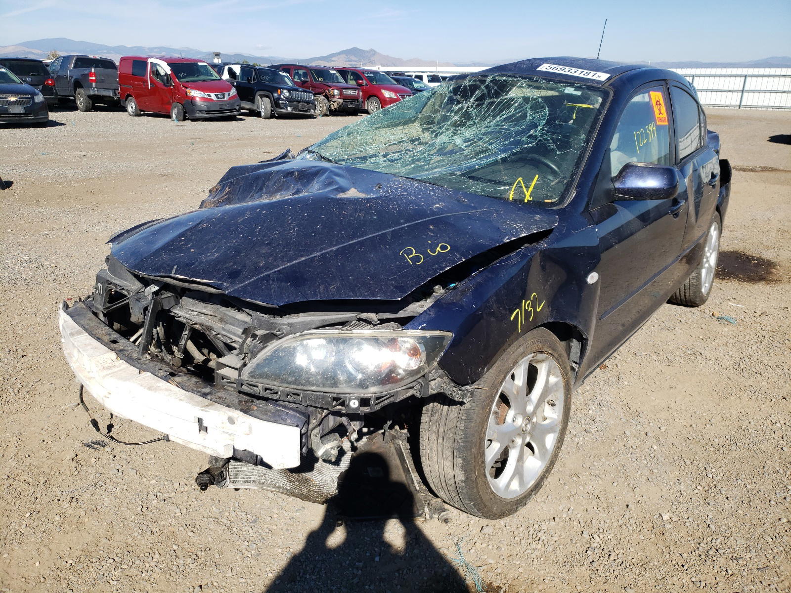Photo 2 from auction – 2009 MAZDA 3 I with VIN JM1BK32G591204234