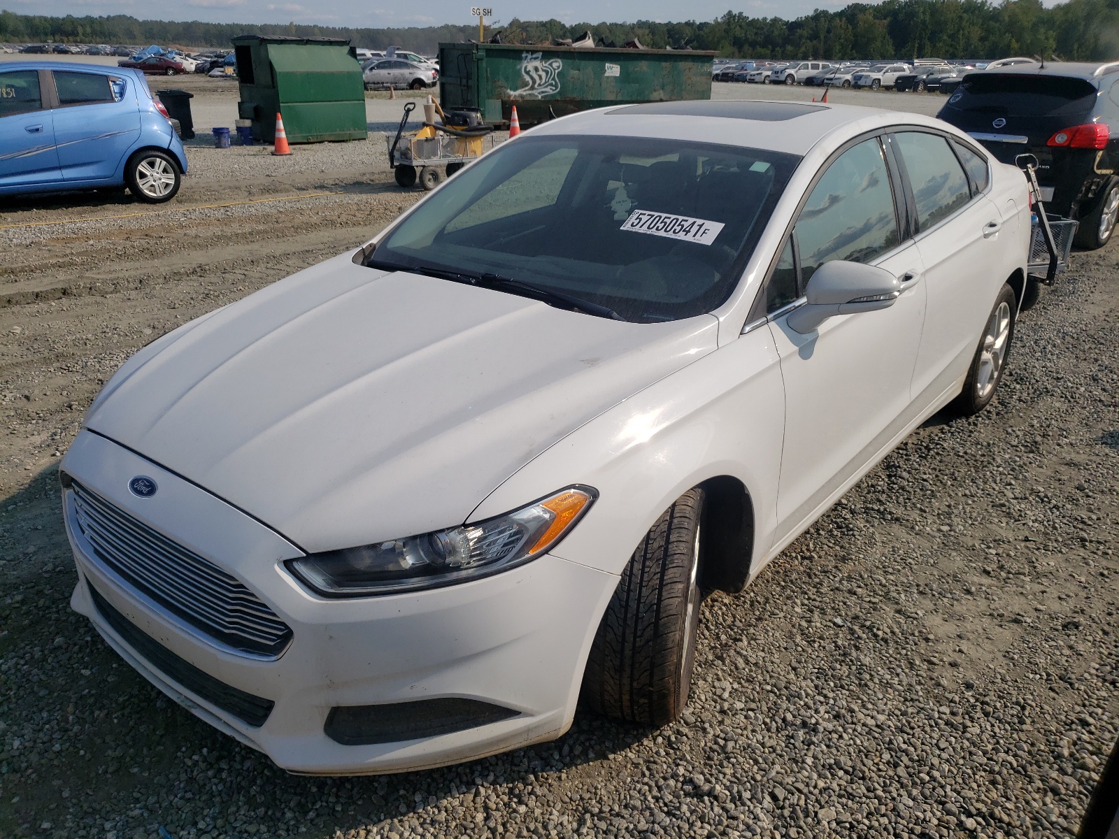 Photo 2 from auction – 2013 FORD FUSION SE with VIN 3FA6P0HRXDR355326