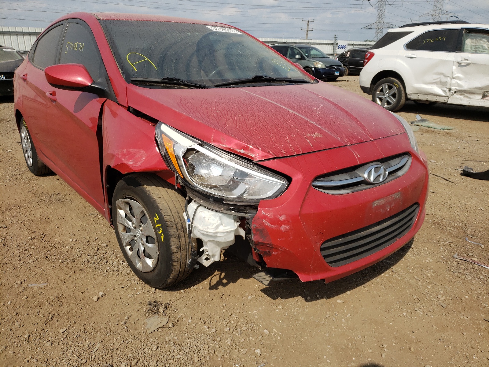 HYUNDAI ACCENT SE 2016 with VIN KMHCT4AEXGU064373 - Photo from auction