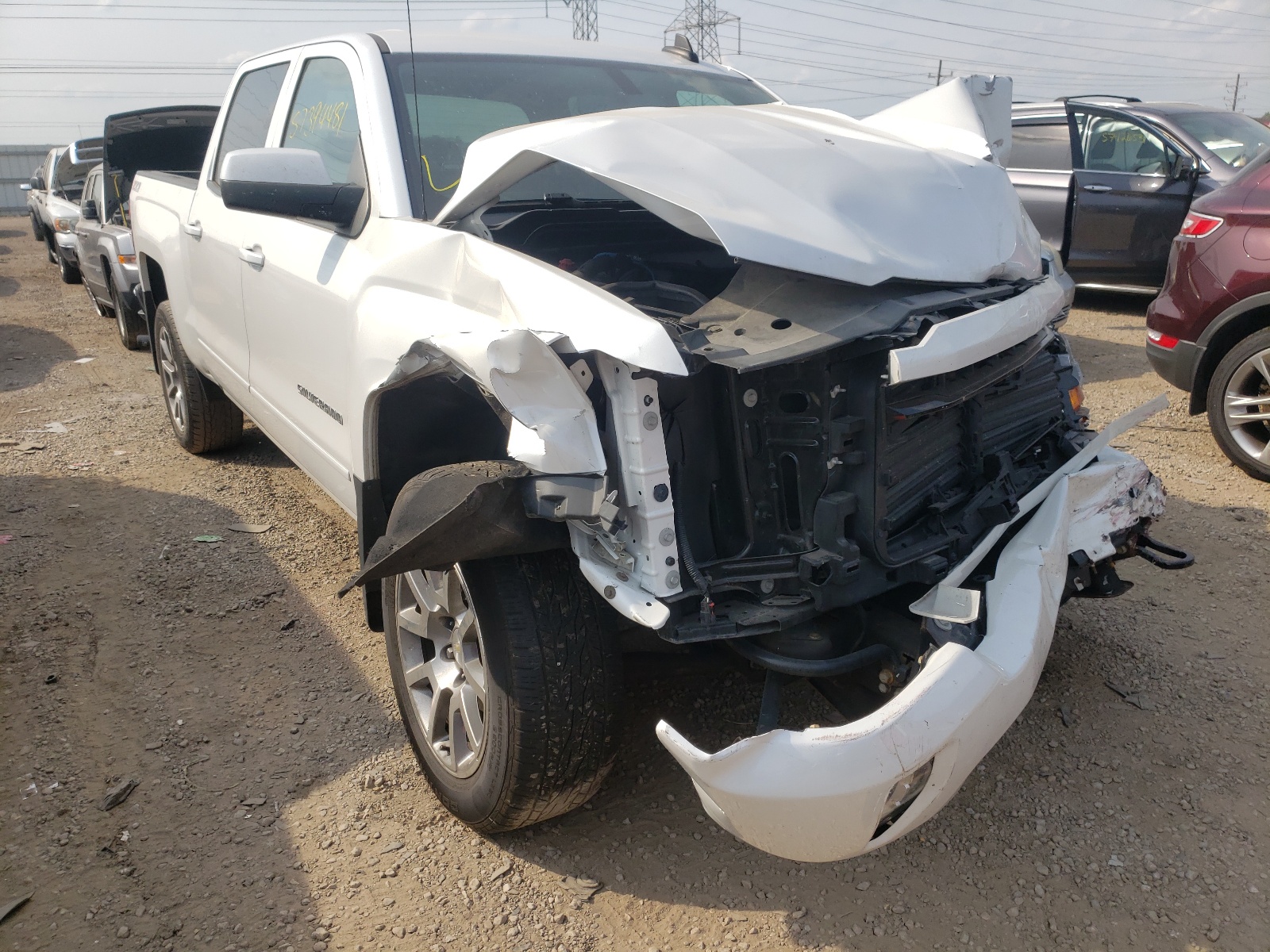CHEVROLET SILVERADO 2017 with VIN 3GCUKREC3HG460151 - Photo from auction