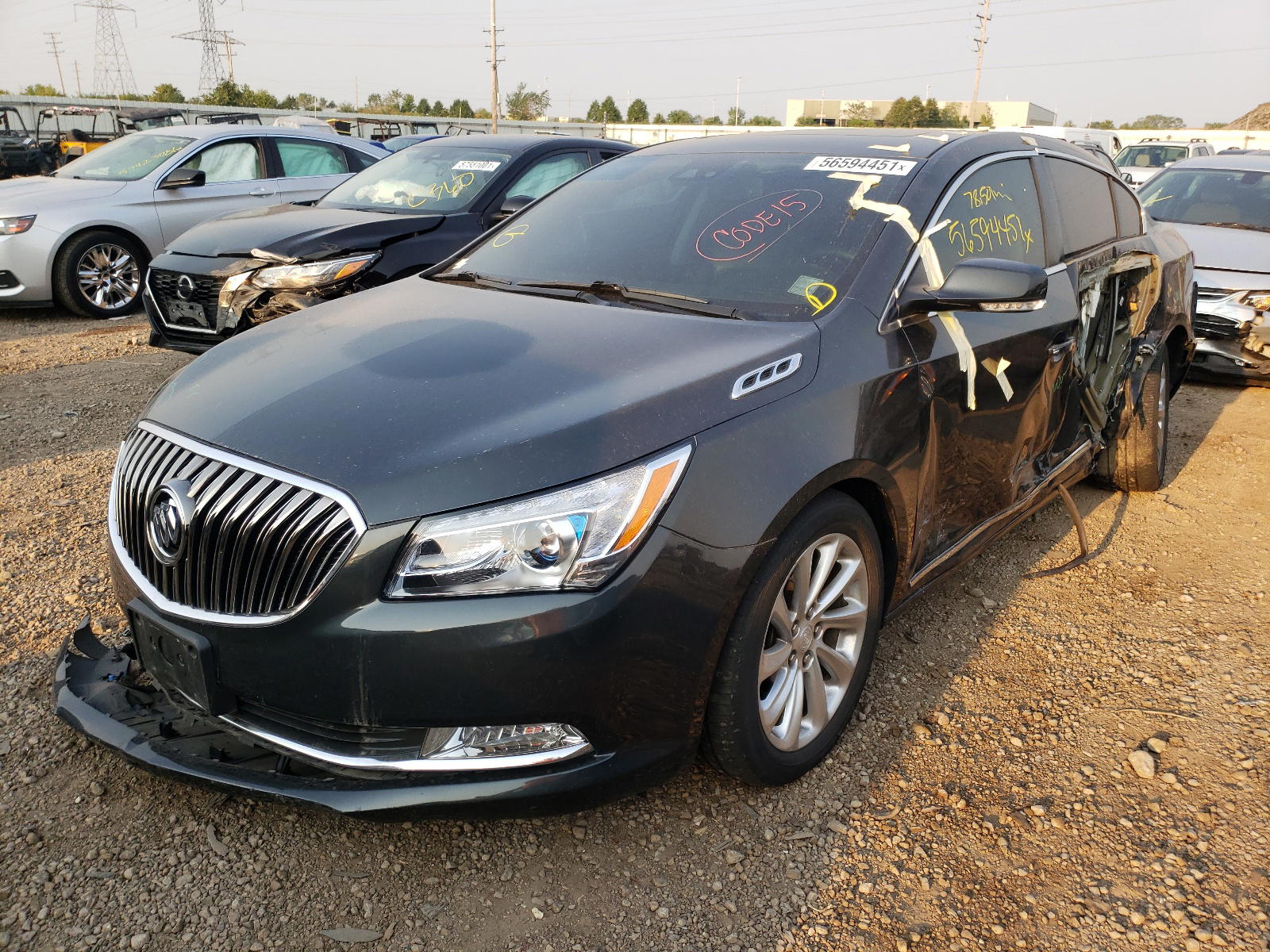 Photo 2 from auction – 2014 BUICK LACROSSE with VIN 1G4GB5GR9EF152322