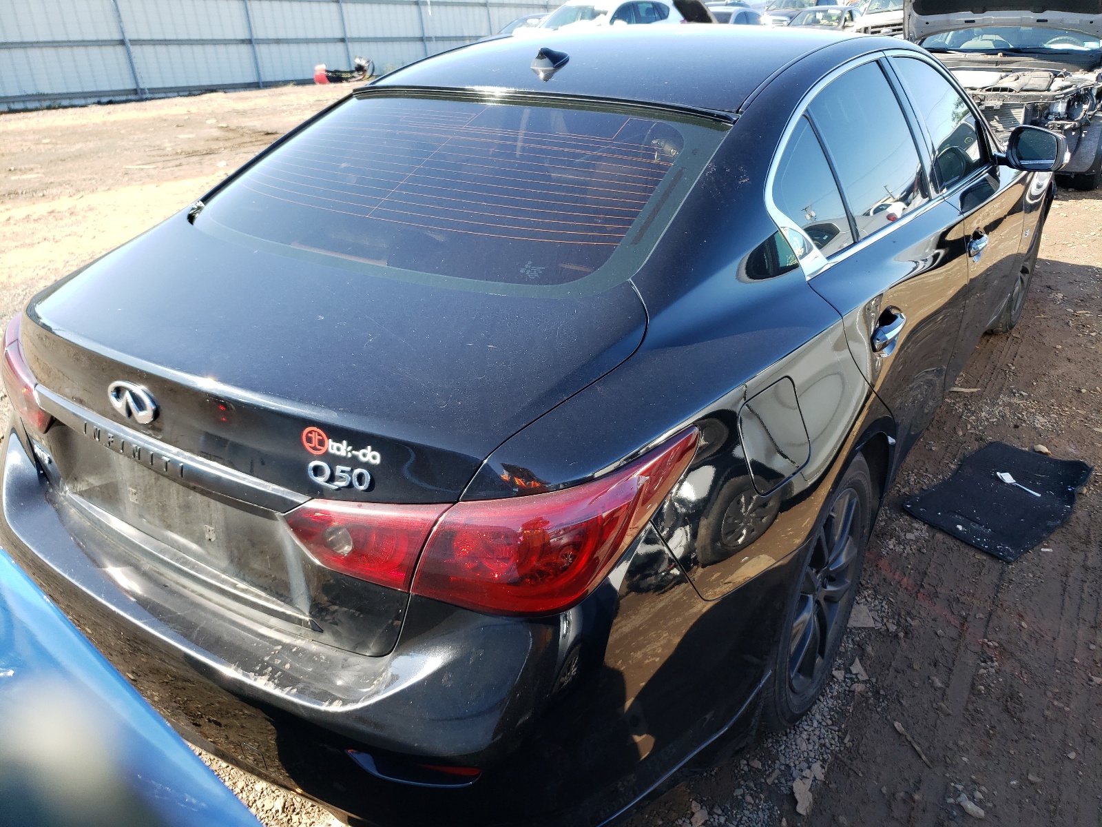 Photo 4 from auction – 2014 INFINITI Q50 BASE with VIN JN1BV7AR9EM695968