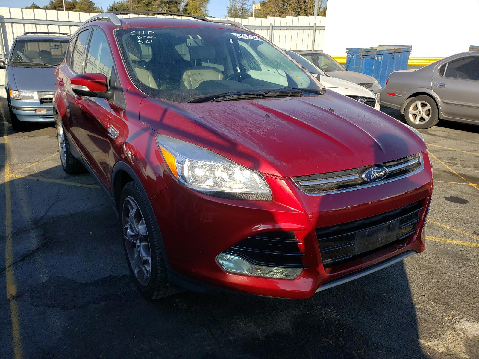 FORD ESCAPE TIT 2015 with VIN 1FMCU9J90FUA63146 - Photo from auction