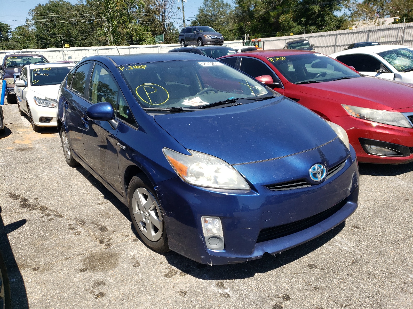 TOYOTA PRIUS 2010 with VIN JTDKN3DU2A0006621 - Photo from auction