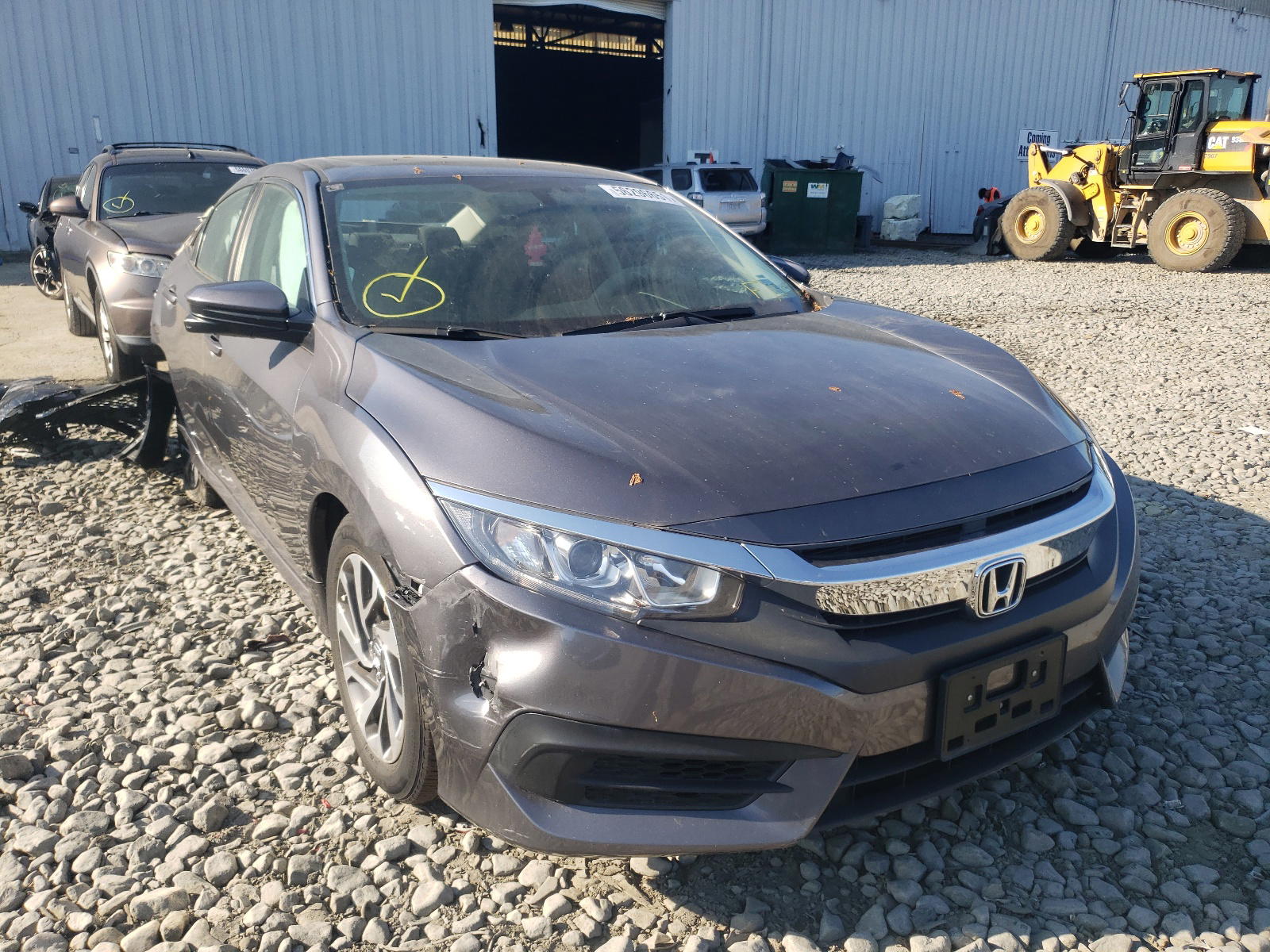 HONDA CIVIC EX 2017 with VIN 2HGFC2F74HH550277 - Photo from auction