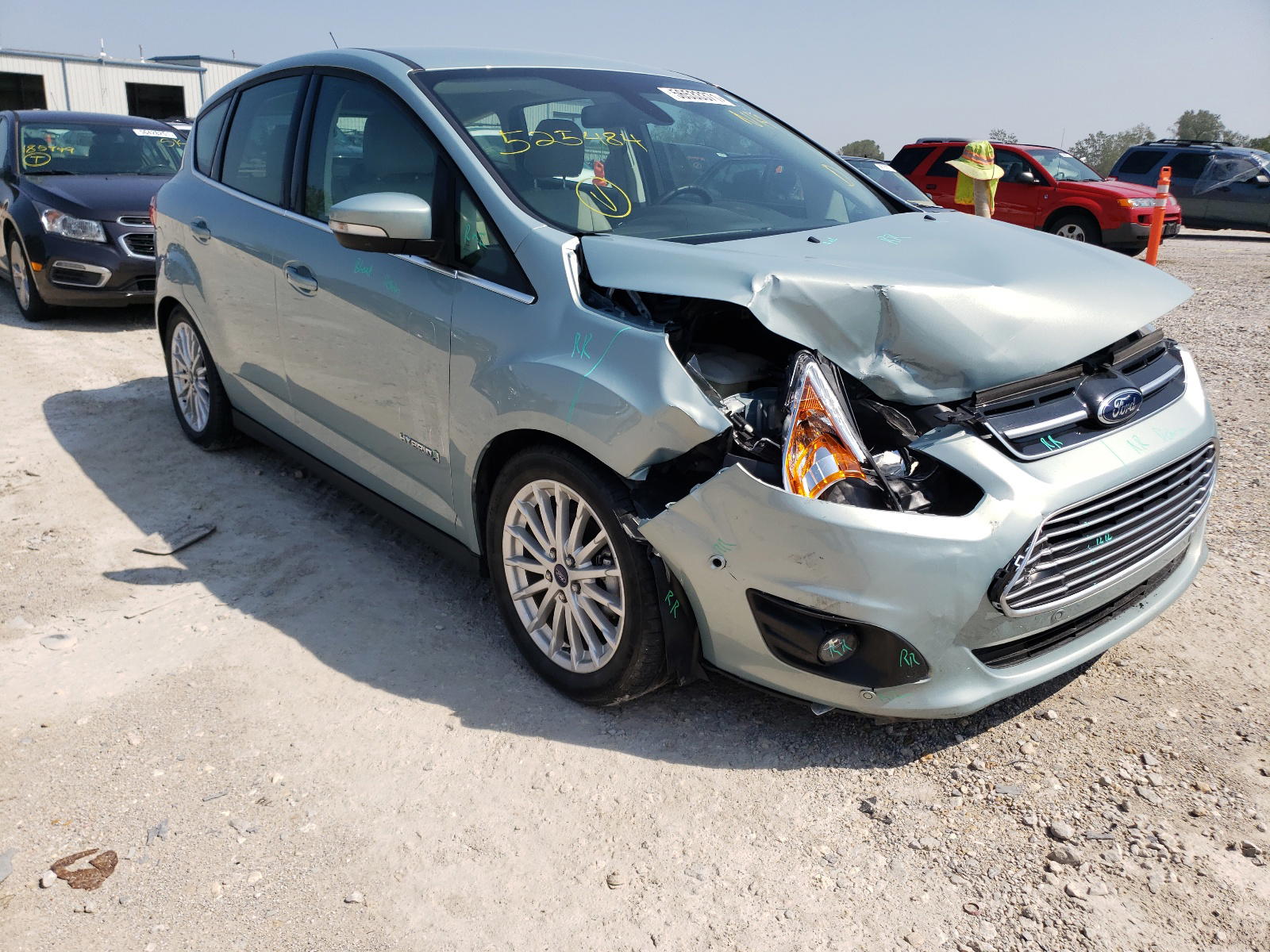 FORD C-MAX SEL 2013 with VIN 1FADP5BU2DL525484 - Photo from auction