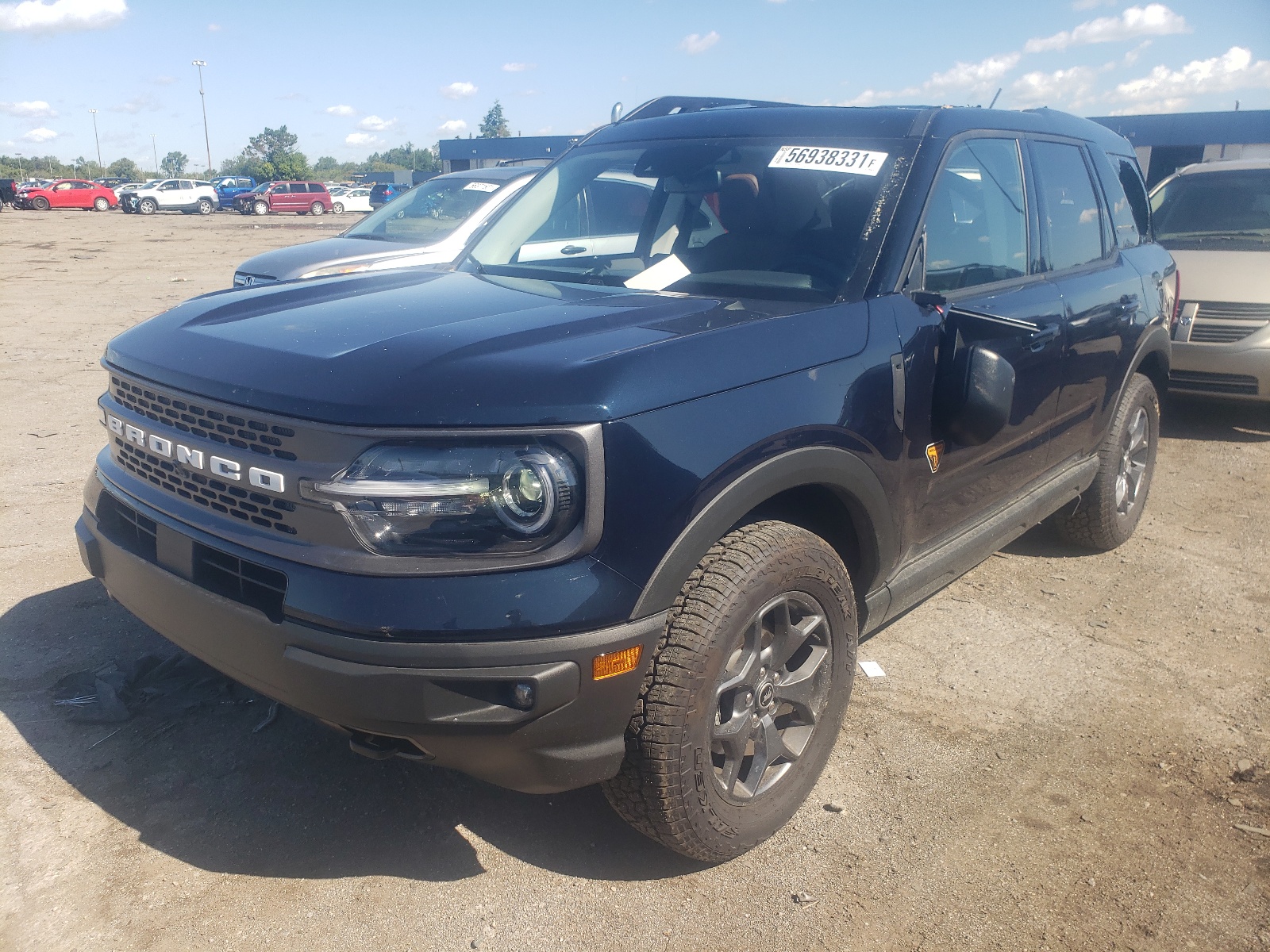 Photo 2 from auction – 2021 FORD BRONCO with VIN 3FMCR9D9XMRA51636