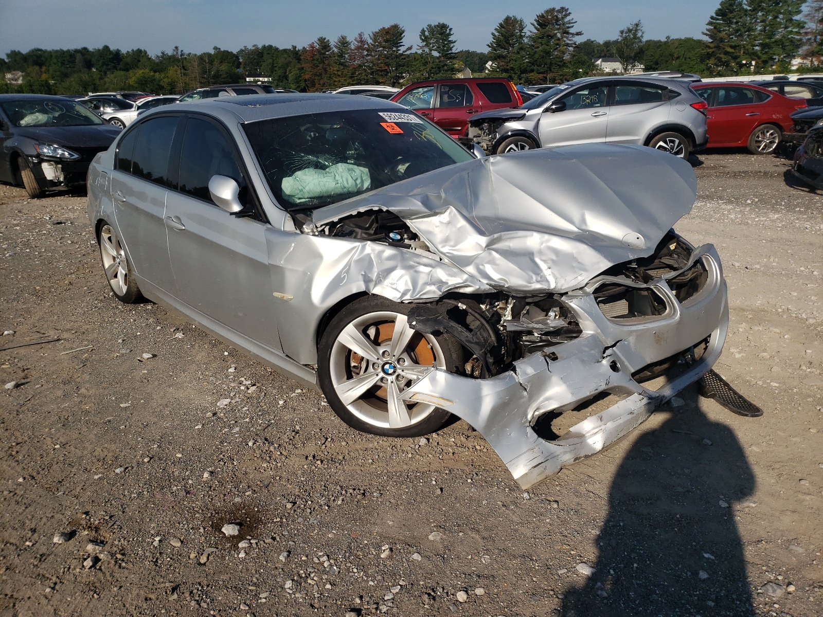 BMW 335 I 2009 with VIN WBAPM77589NL86967 - Photo from auction