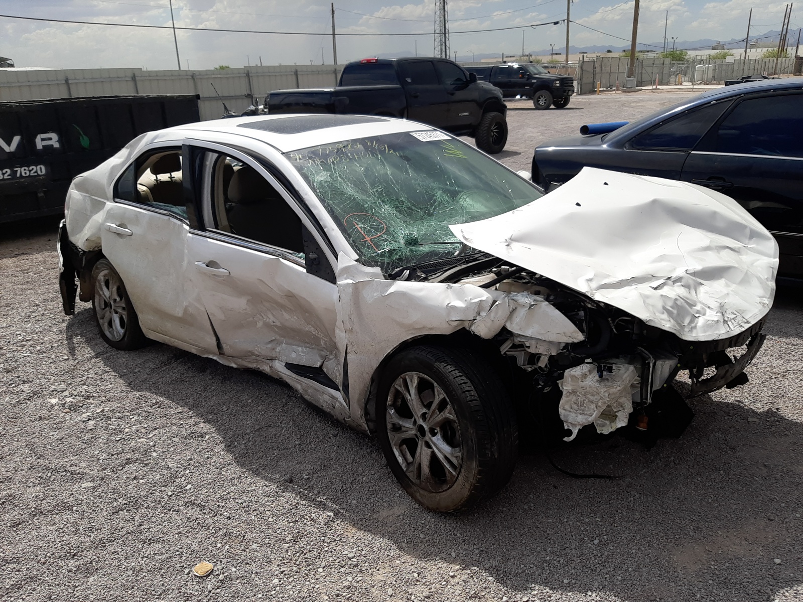 FORD FUSION SE 2012 with VIN 3FAHP0HA8CR416092 - Photo from auction