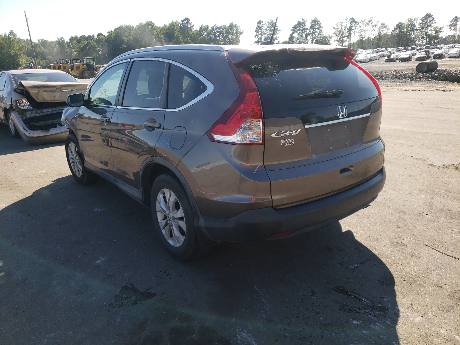 Photo 3 from auction – 2014 HONDA CR-V EXL with VIN 2HKRM3H79EH560480