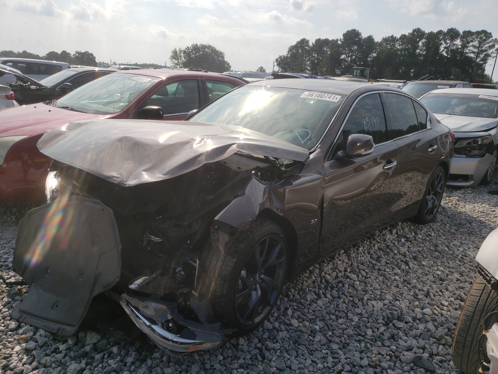 Photo 2 from auction – 2015 INFINITI Q50 BASE with VIN JN1BV7AP6FM330194