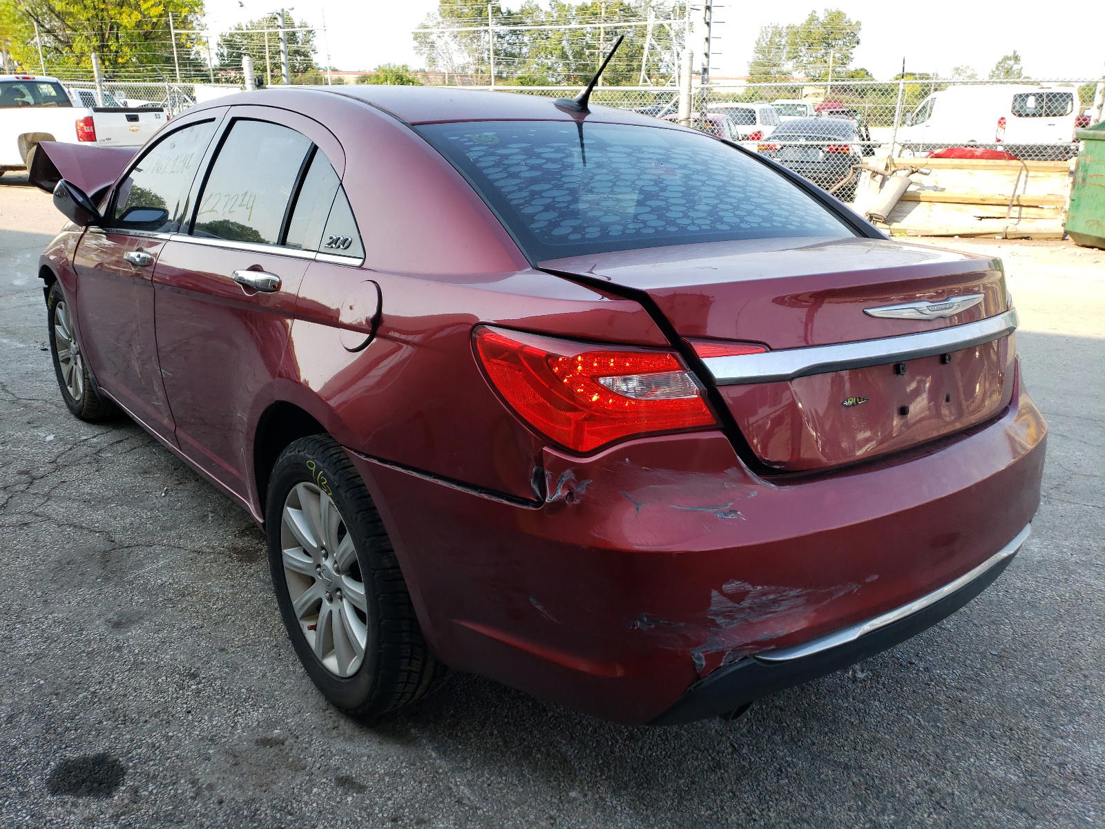 Photo 3 from auction – 2013 CHRYSLER 200 LIMITE with VIN 1C3CCBCG7DN507712