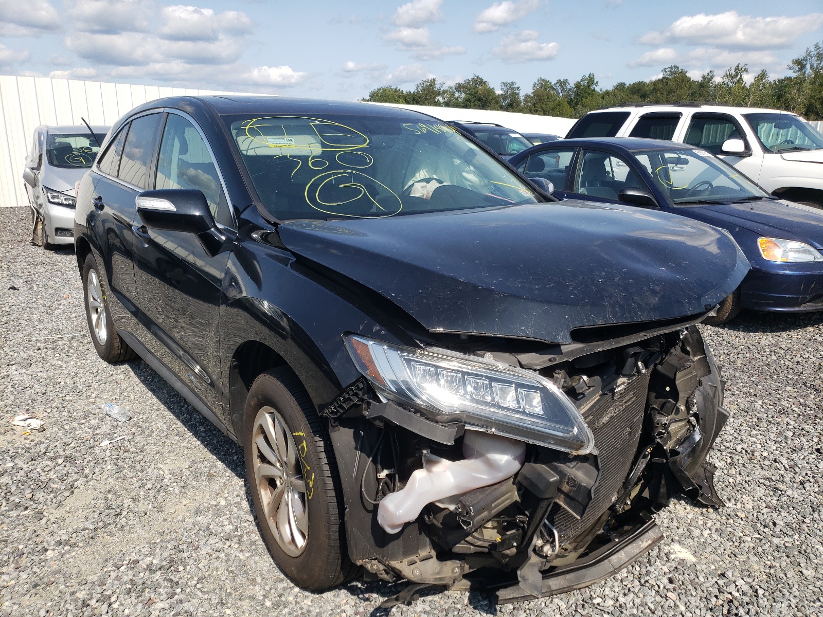 ACURA RDX 2016 with VIN 5J8TB4H3XGL030078 - Photo from auction