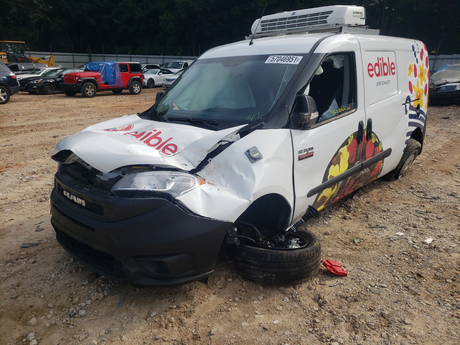 Photo 2 from auction – 2021 RAM PROMASTER with VIN ZFBHRFAB6M6T21123