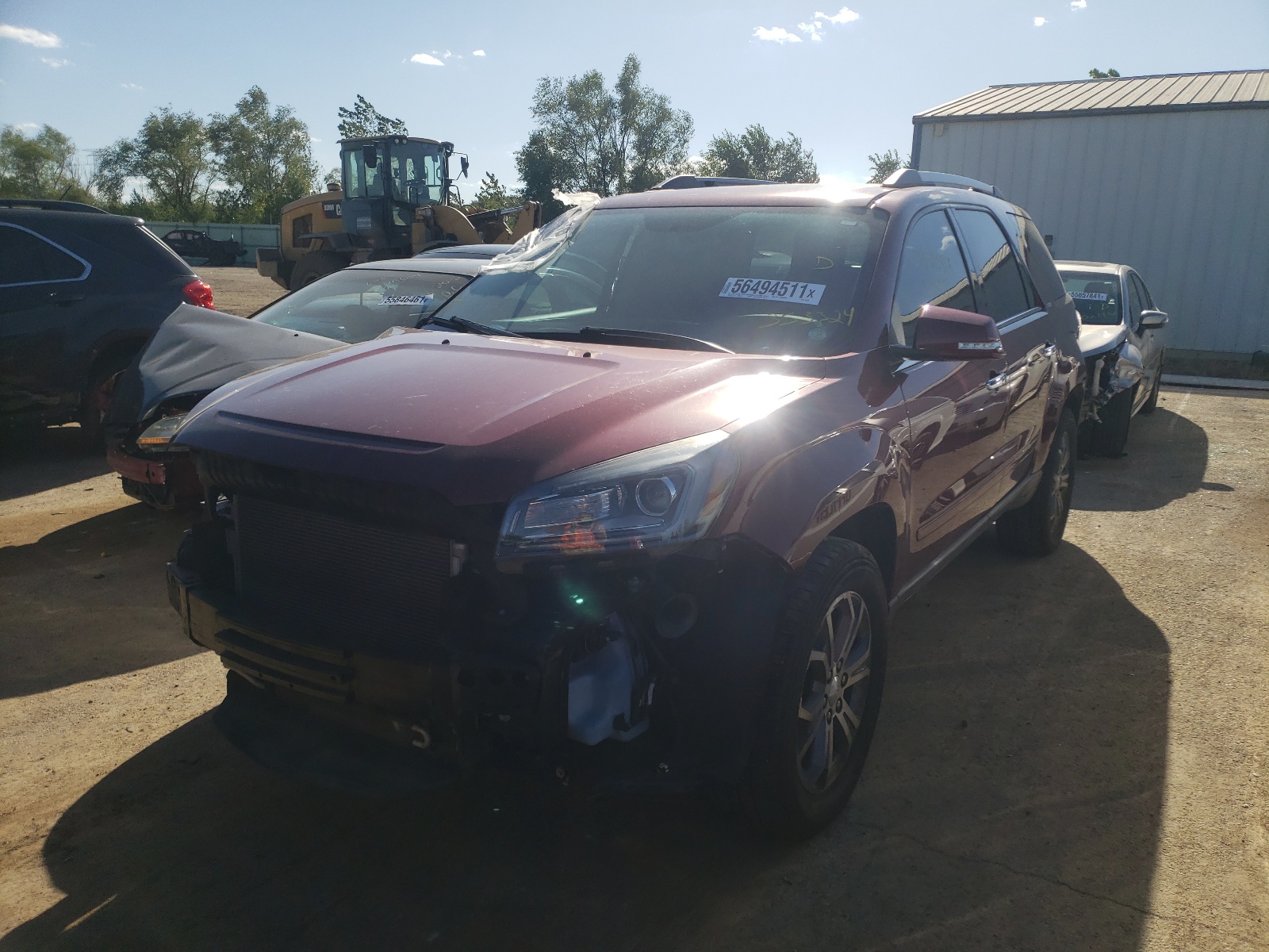 Photo 2 from auction – 2015 GMC ACADIA SLT with VIN 1GKKRRKDXFJ353324
