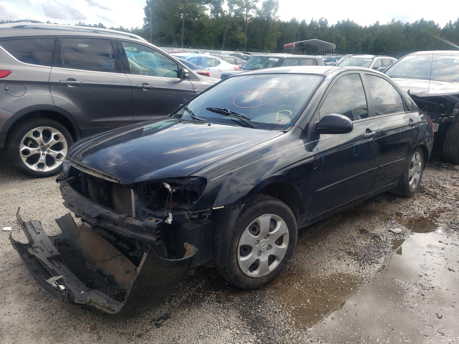 Photo 2 from auction – 2009 KIA SPECTRA EX with VIN KNAFE221595653224