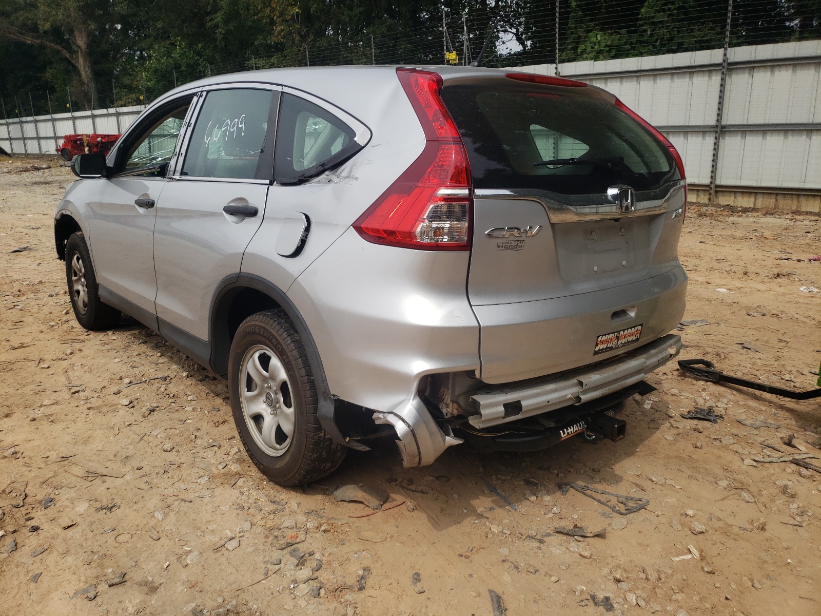 Photo 3 from auction – 2016 HONDA CR-V LX with VIN 5J6RM4H31GL129238