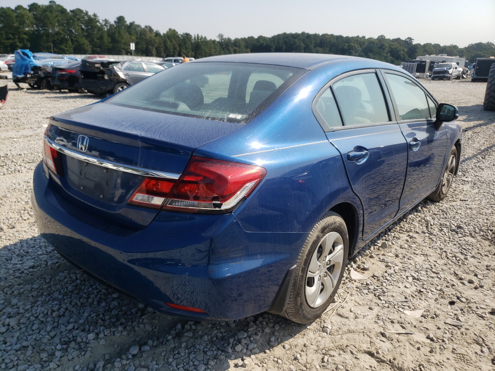 Photo 4 from auction – 2013 HONDA CIVIC LX with VIN 19XFB2F54DE100070