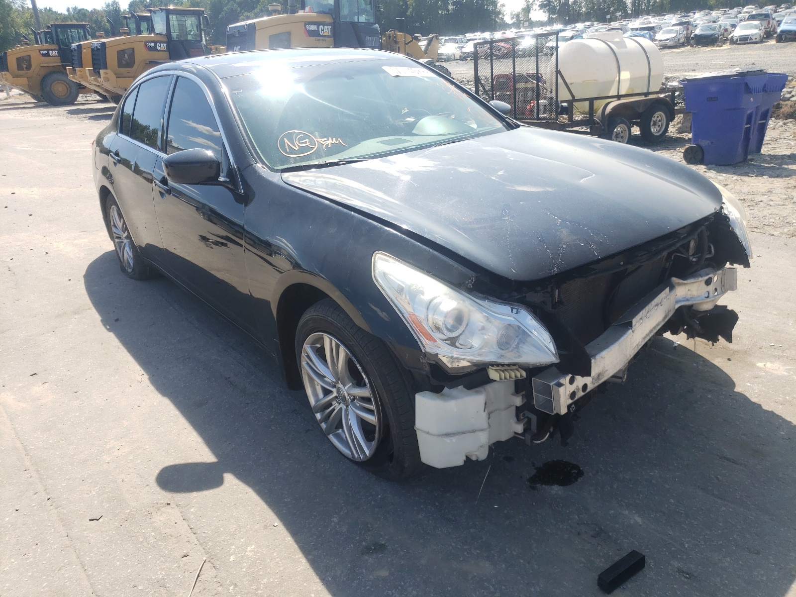 INFINITI G37 2013 with VIN JN1CV6AR6DM759526 - Photo from auction