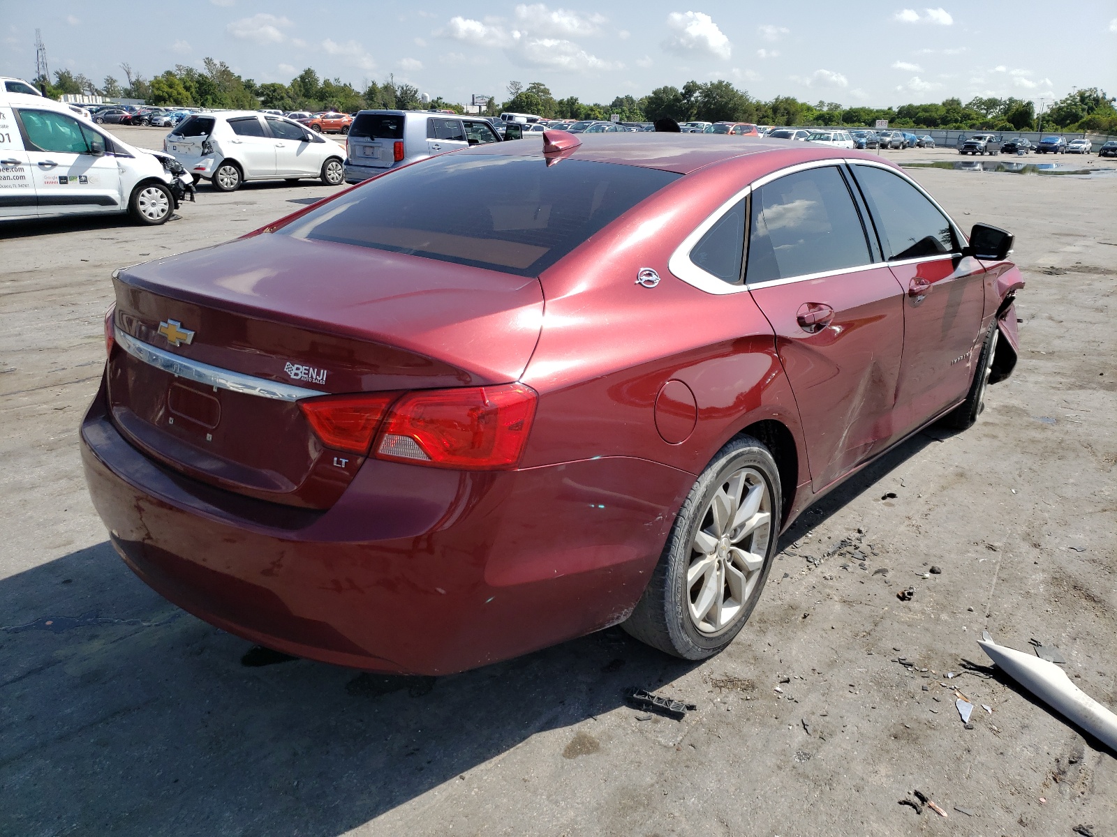 Photo 4 from auction – 2017 CHEVROLET IMPALA LT with VIN 1G1105SA9HU172564
