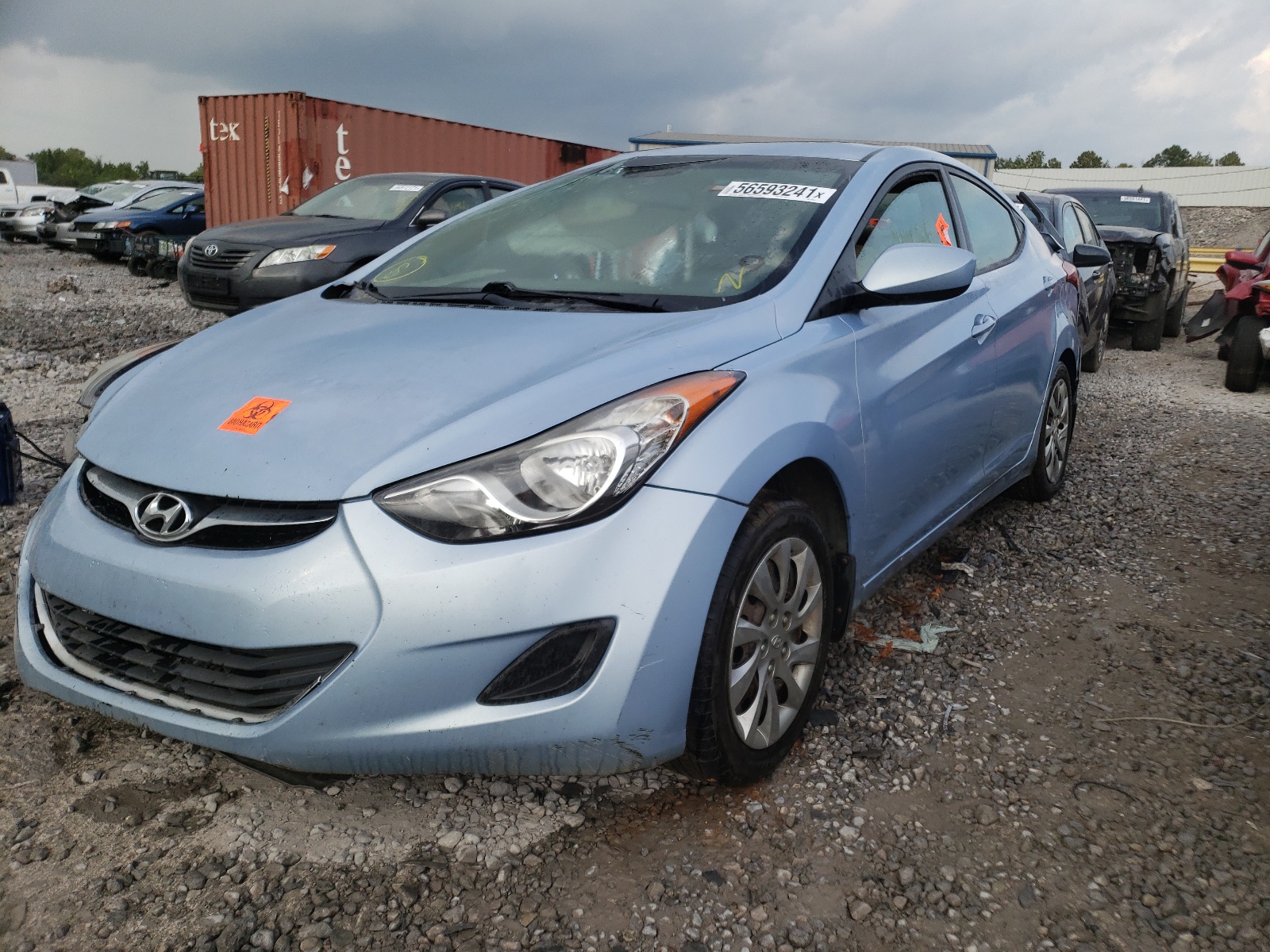 Photo 2 from auction – 2013 HYUNDAI ELANTRA GL with VIN KMHDH4AEXDU596451