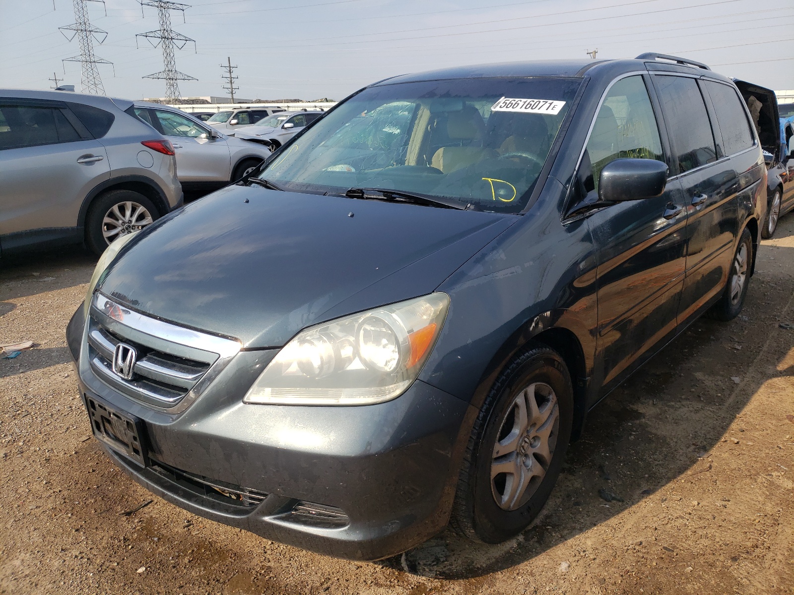 Photo 2 from auction – 2006 HONDA ODYSSEY EX with VIN 5FNRL38456B026286