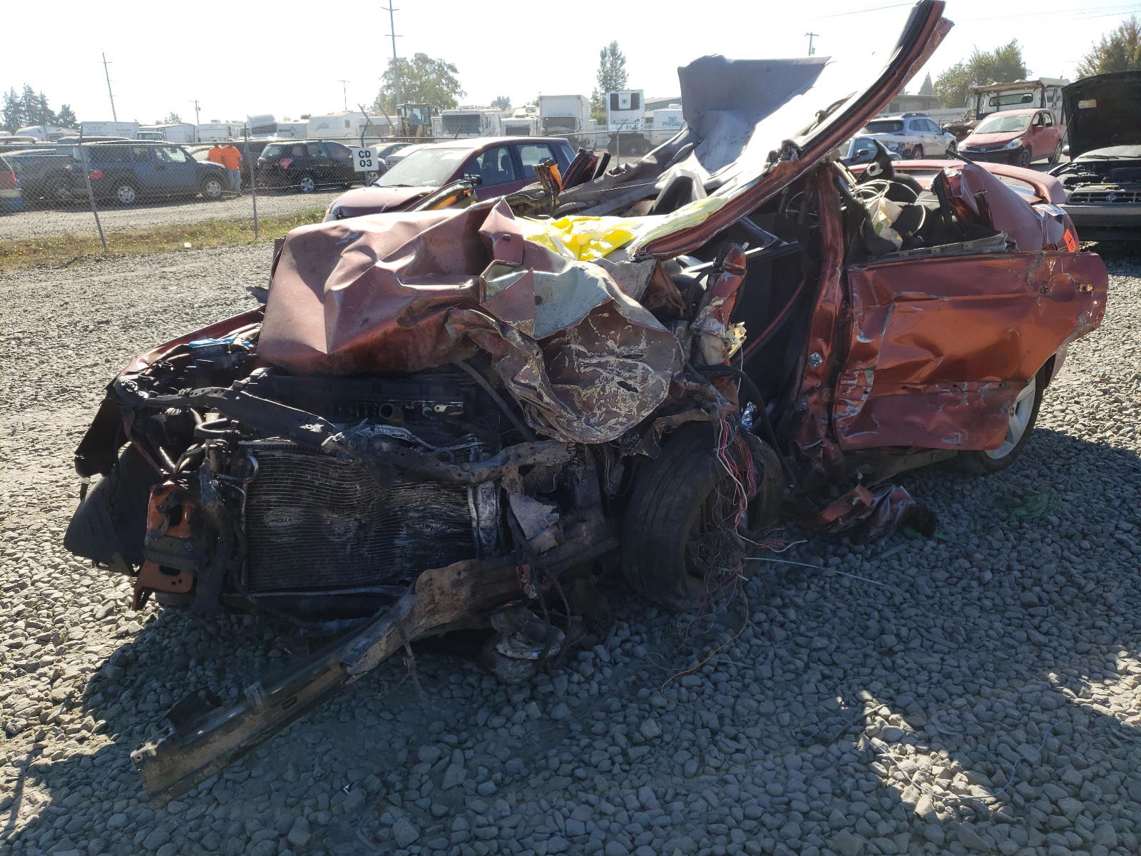 Photo 2 from auction – 2007 KIA SPECTRA with VIN KNAFE122575008959