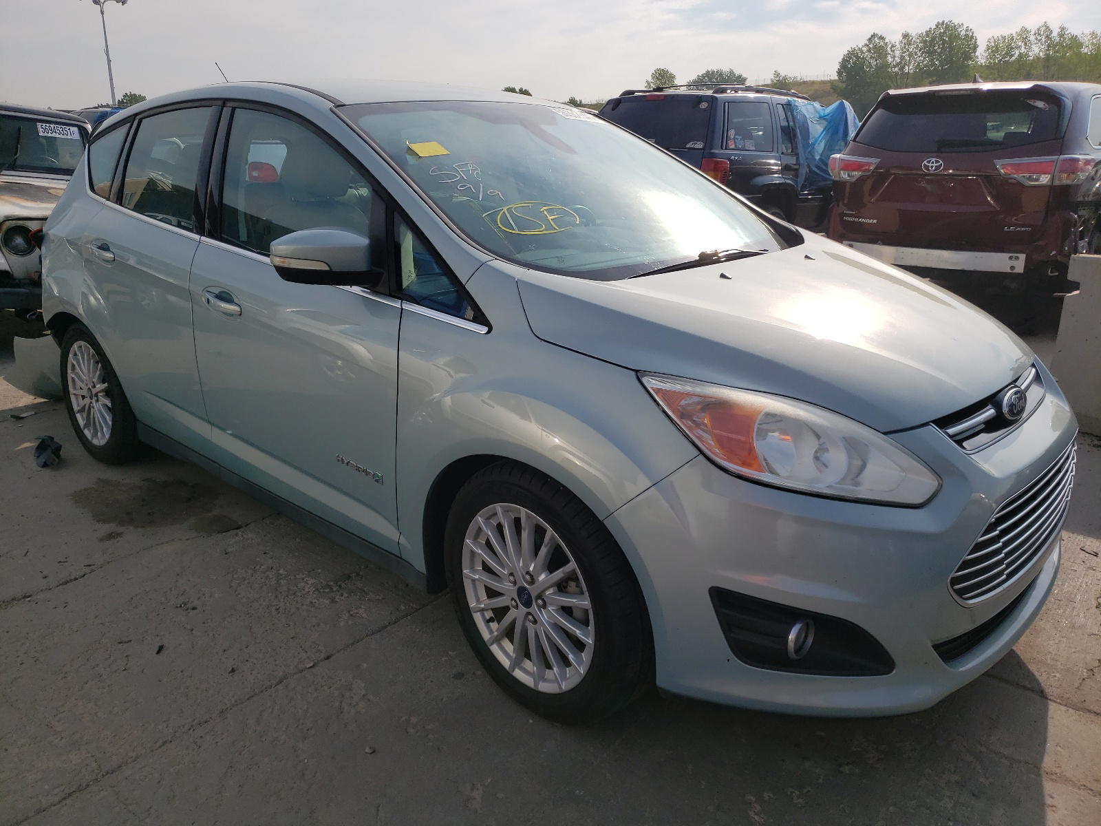 FORD C-MAX SEL 2013 with VIN 1FADP5BU4DL535675 - Photo from auction