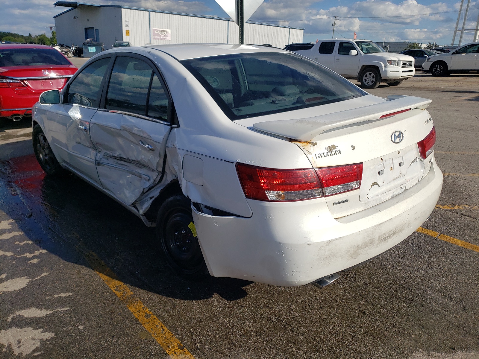 Photo 3 from auction – 2007 HYUNDAI SONATA SE with VIN 5NPEU46F57H155458