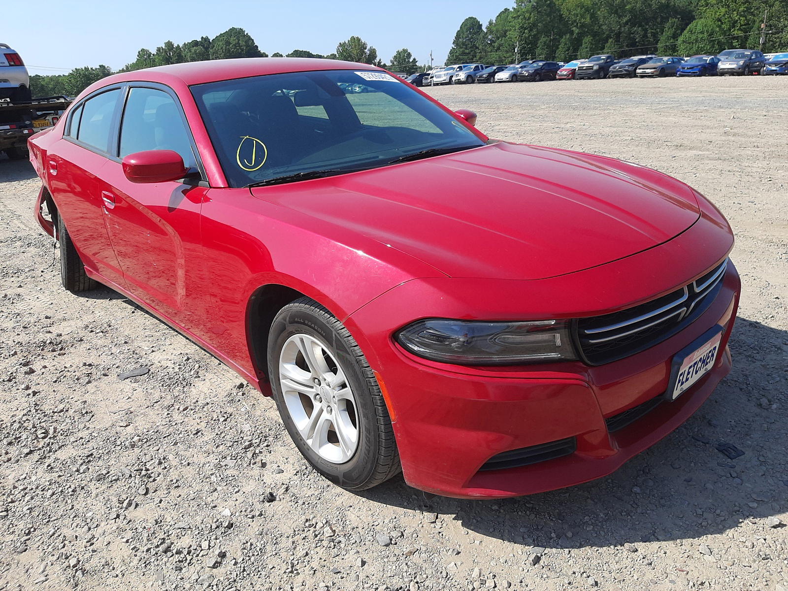 DODGE CHARGER SE 2015 with VIN 2C3CDXBG7FH734521 - Photo from auction