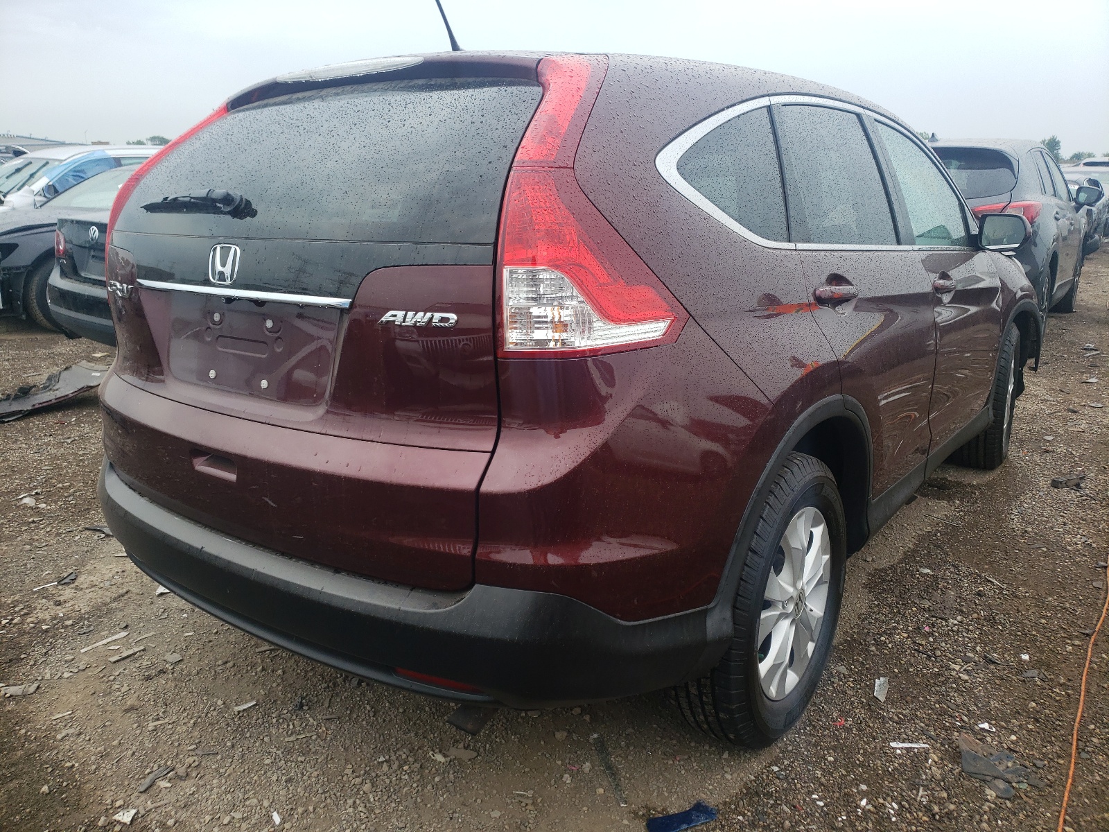 Photo 4 from auction – 2014 HONDA CR-V EX with VIN 5J6RM4H56EL037332