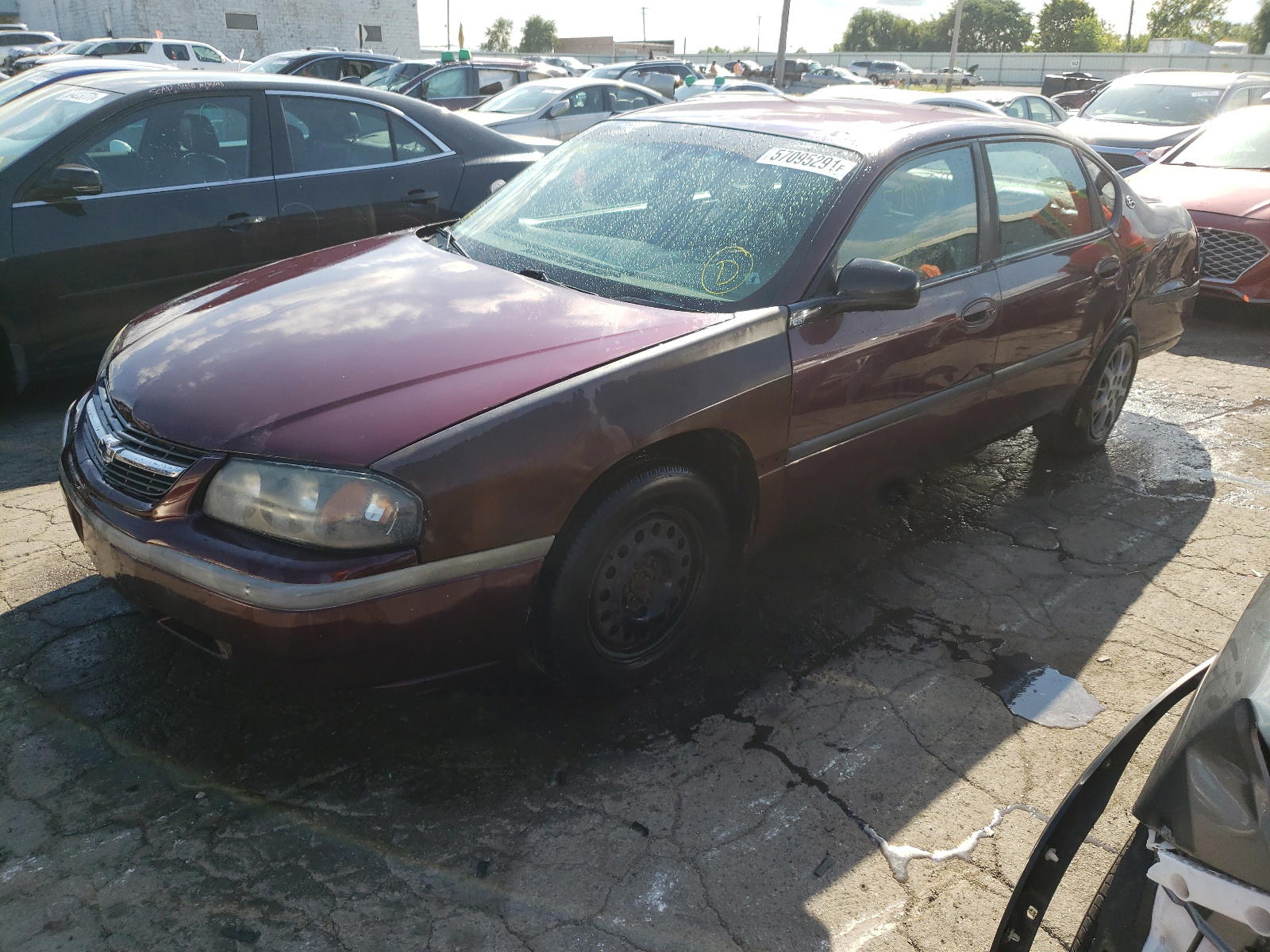 Photo 2 from auction – 2003 CHEVROLET IMPALA with VIN 2G1WF52E239142013