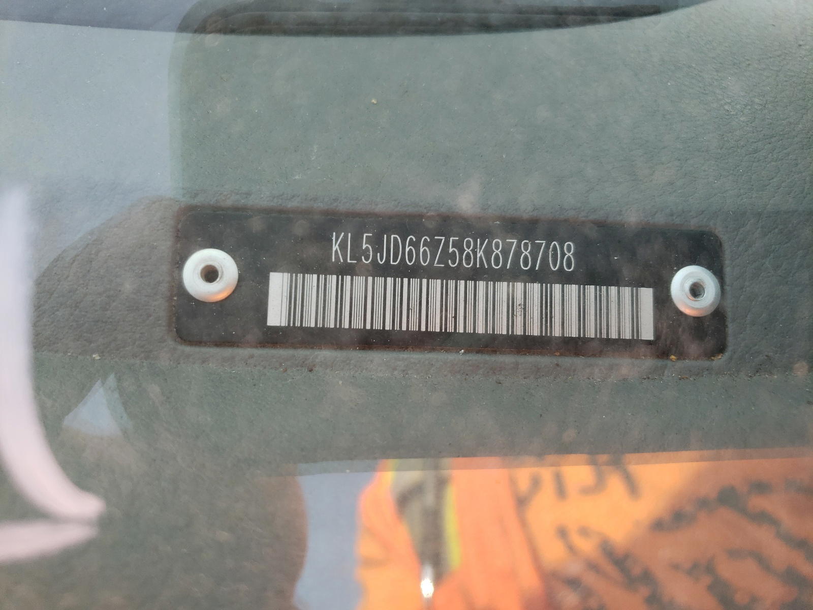 Photo 10 from auction – 2008 SUZUKI RENO BASE with VIN KL5JD66Z58K878708