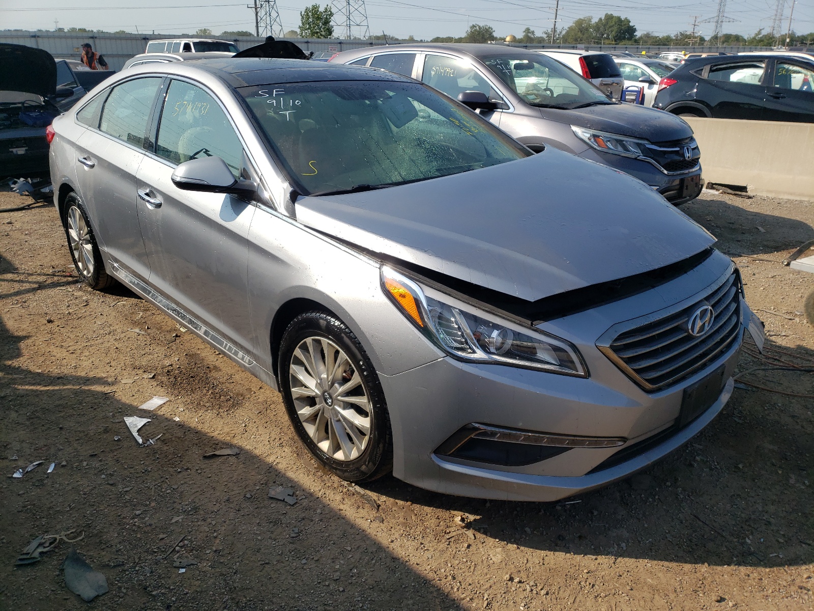 HYUNDAI SONATA SPO 2015 with VIN 5NPE34AF4FH102078 - Photo from auction