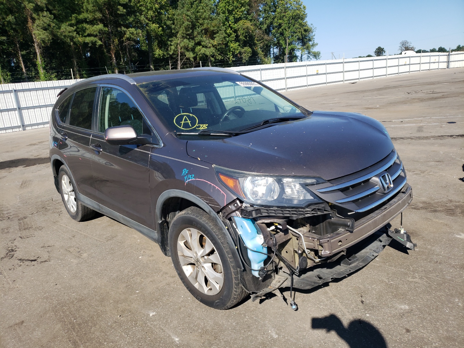 Photo 1 from auction – 2014 HONDA CR-V EXL with VIN 2HKRM3H79EH560480