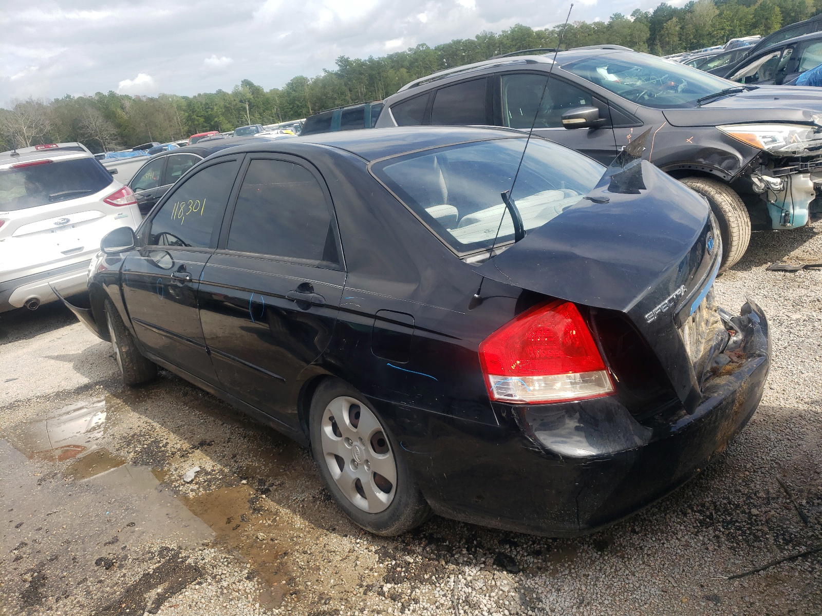 Photo 3 from auction – 2009 KIA SPECTRA EX with VIN KNAFE221595653224