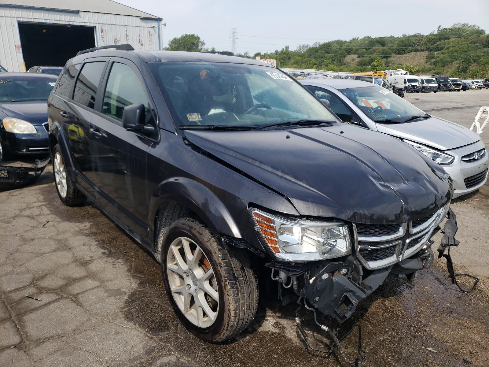 DODGE JOURNEY SE 2018 with VIN 3C4PDCAB3JT208947 - Photo from auction