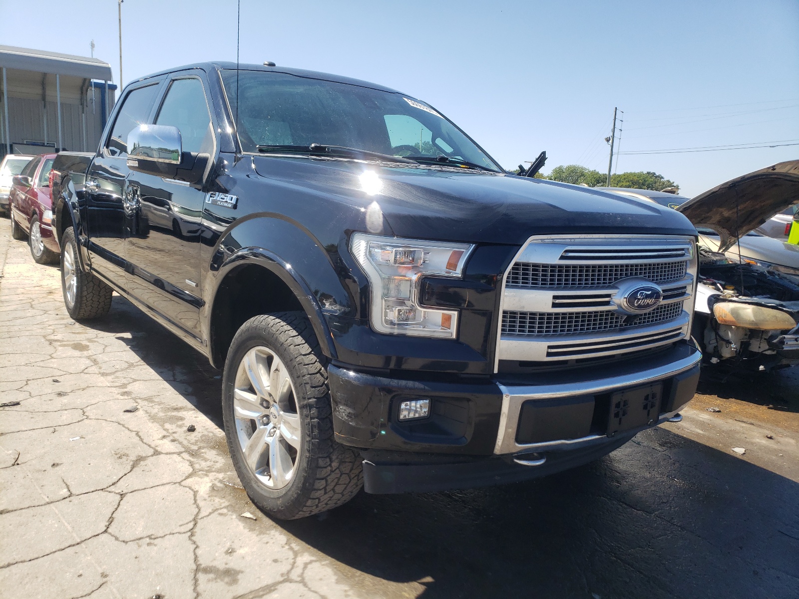 FORD F150 SUPER 2017 with VIN 1FTEW1EG1HFB30054 - Photo from auction