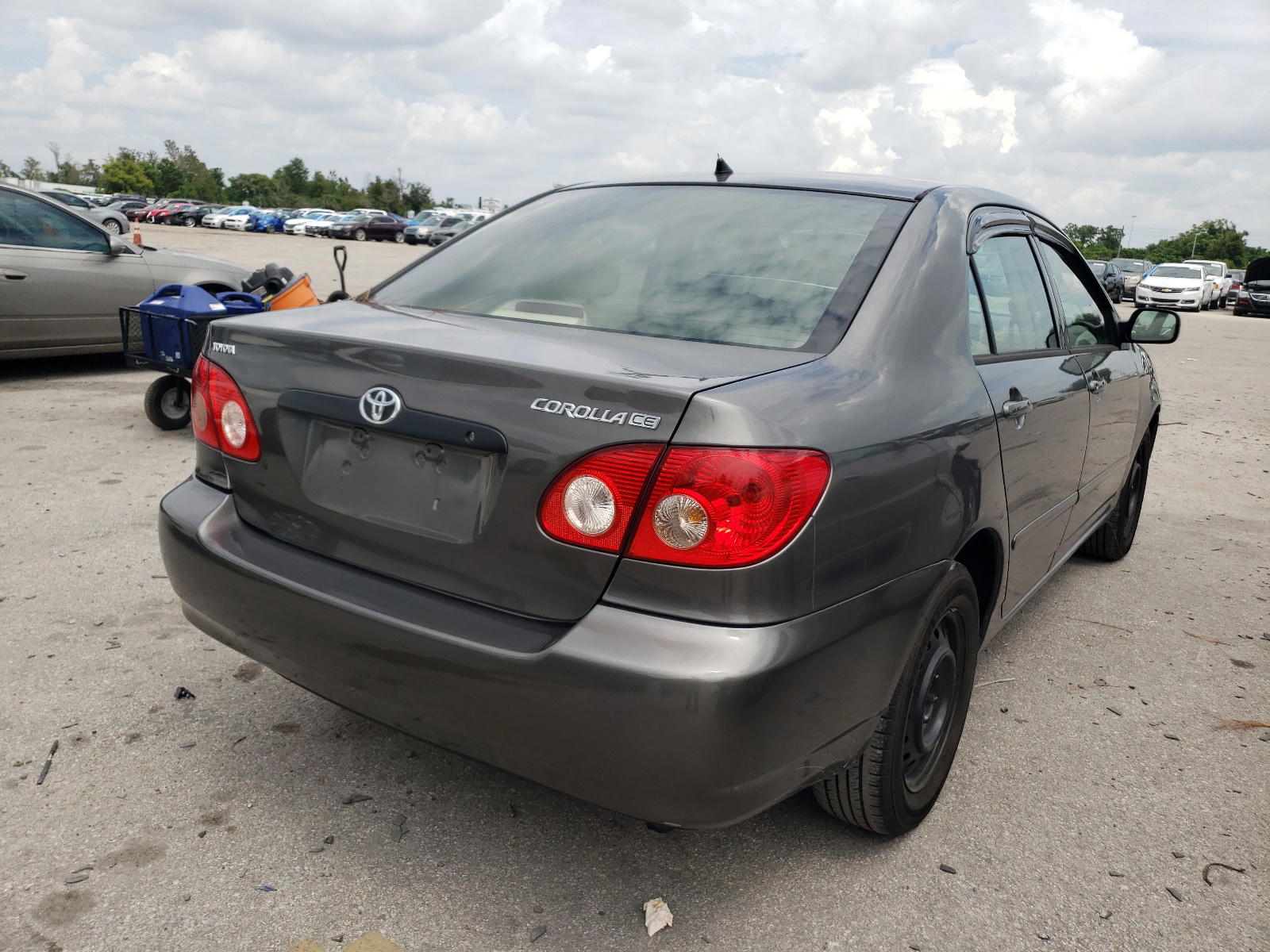 Photo 4 from auction – 2007 TOYOTA COROLLA CE with VIN 2T1BR32E37C784019