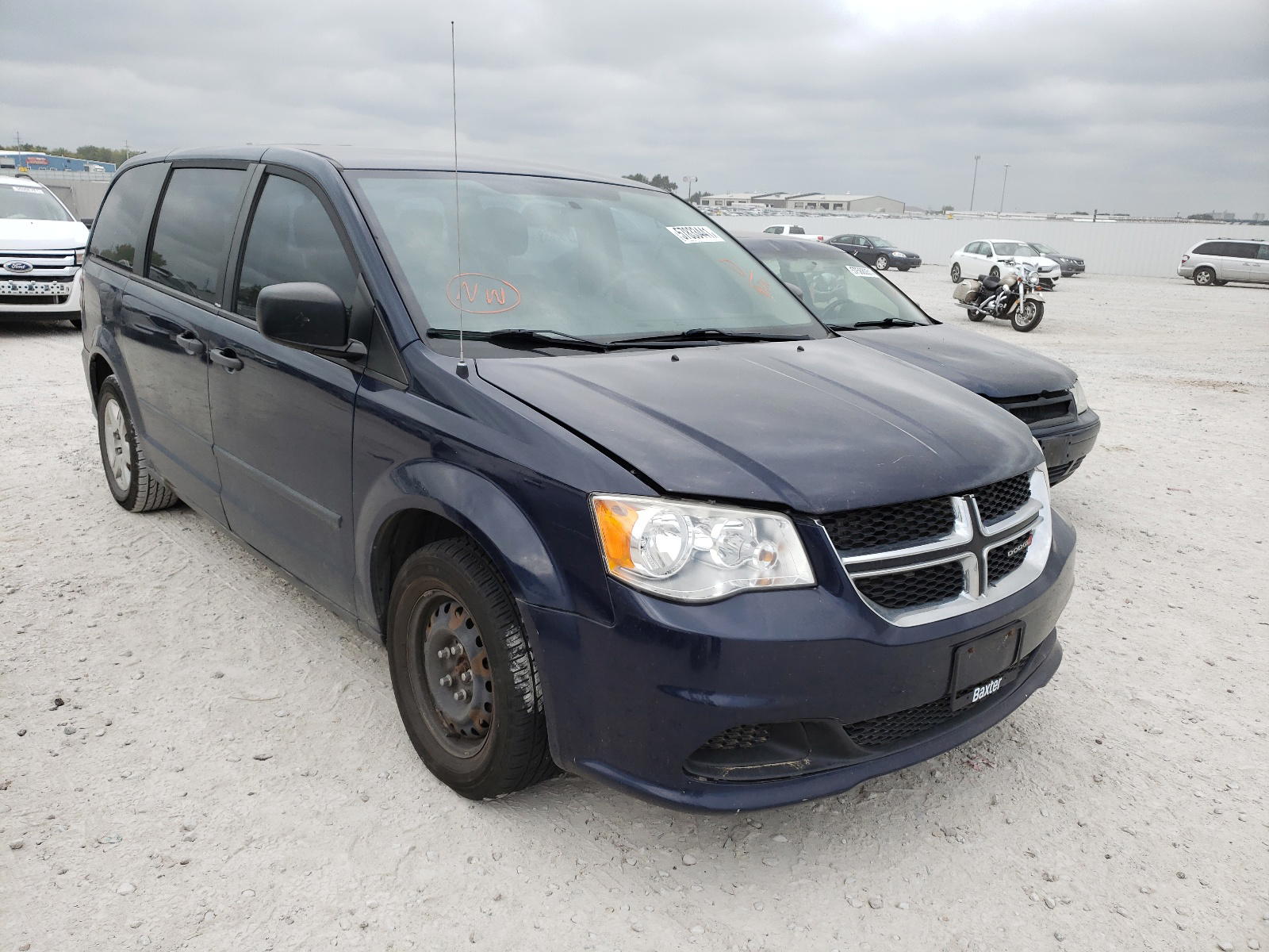 DODGE GRAND CARA 2012 with VIN 2C4RDGBG9CR389150 - Photo from auction