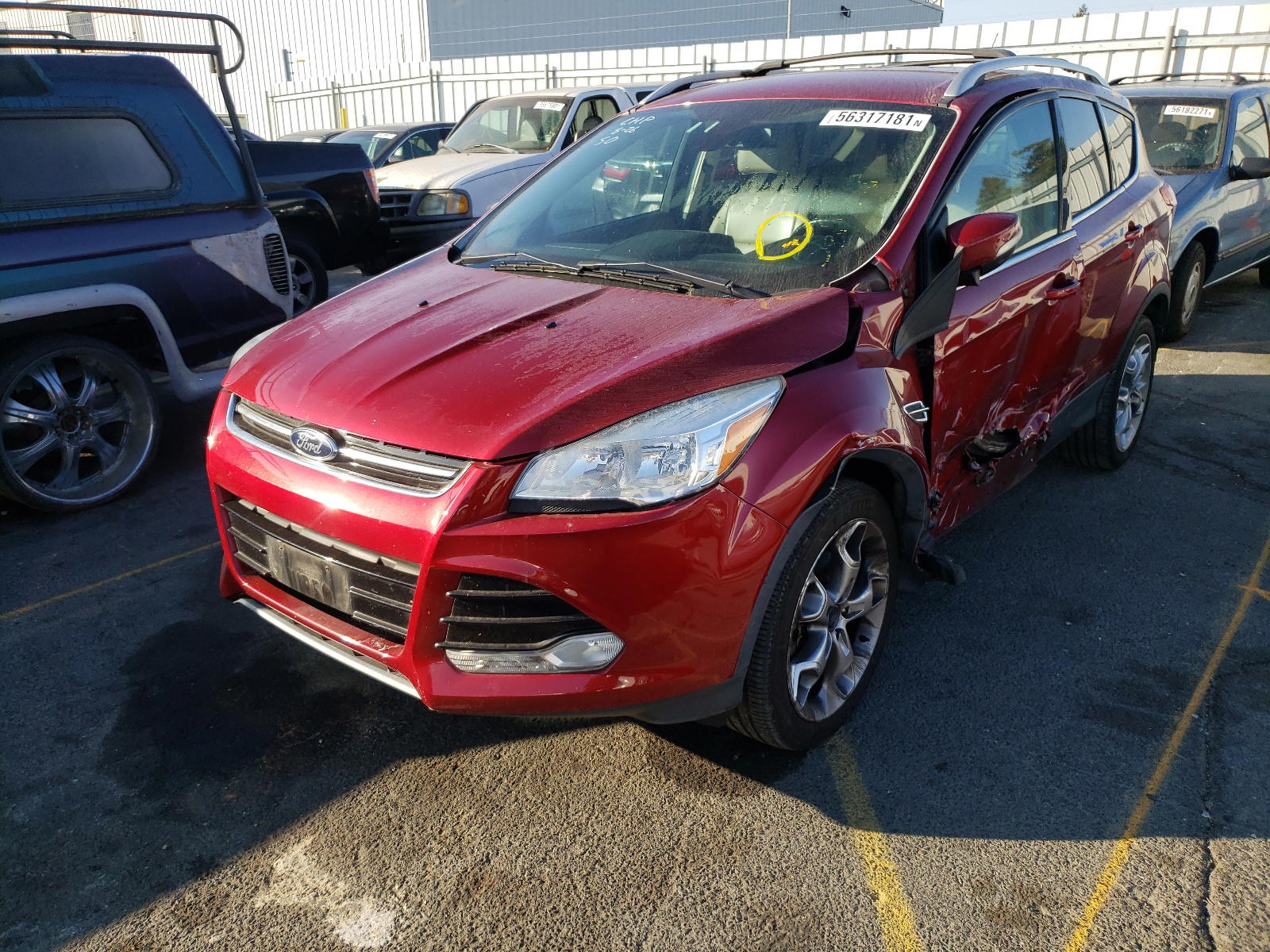 Photo 2 from auction – 2015 FORD ESCAPE TIT with VIN 1FMCU9J90FUA63146