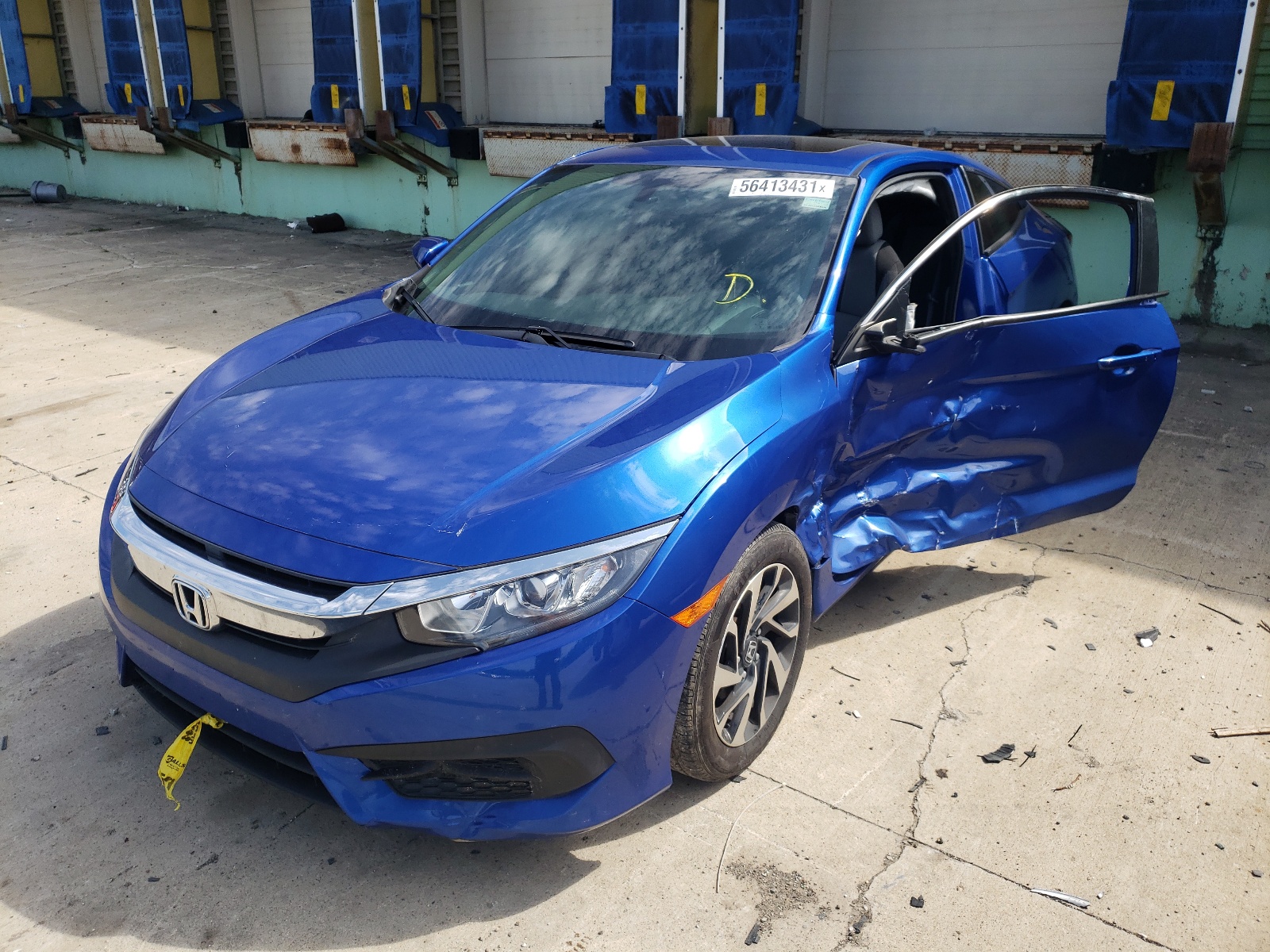 Photo 2 from auction – 2017 HONDA CIVIC LX with VIN 2HGFC4B00HH301401