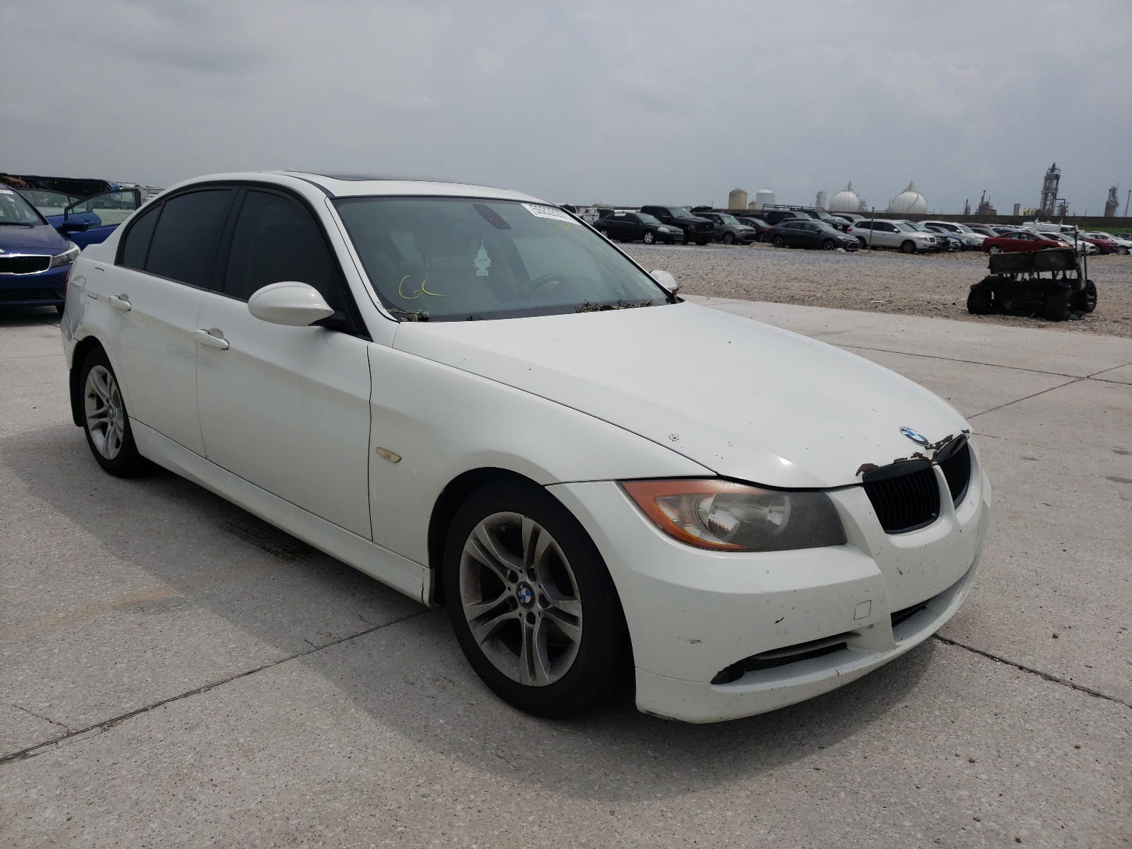 BMW 328 I 2008 with VIN WBAVA37528NL18994 - Photo from auction