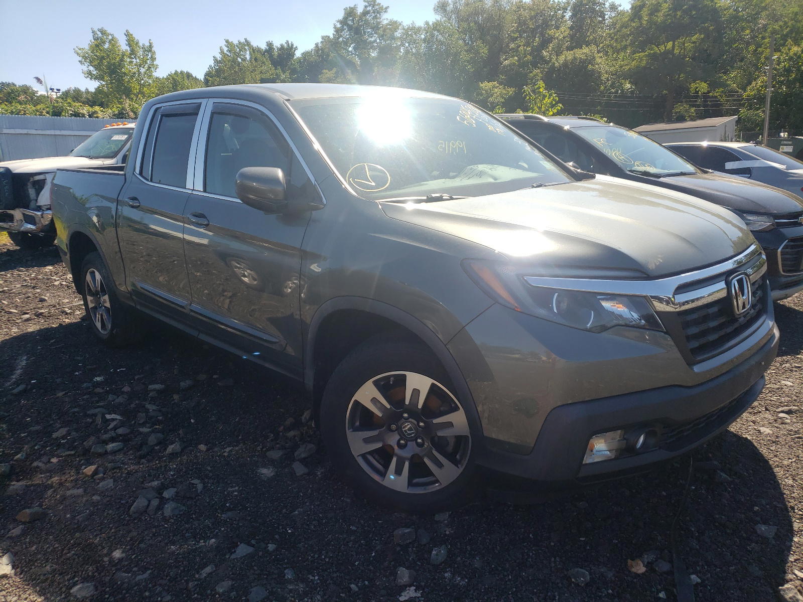 HONDA RIDGELINE 2017 with VIN 5FPYK3F56HB008173 - Photo from auction