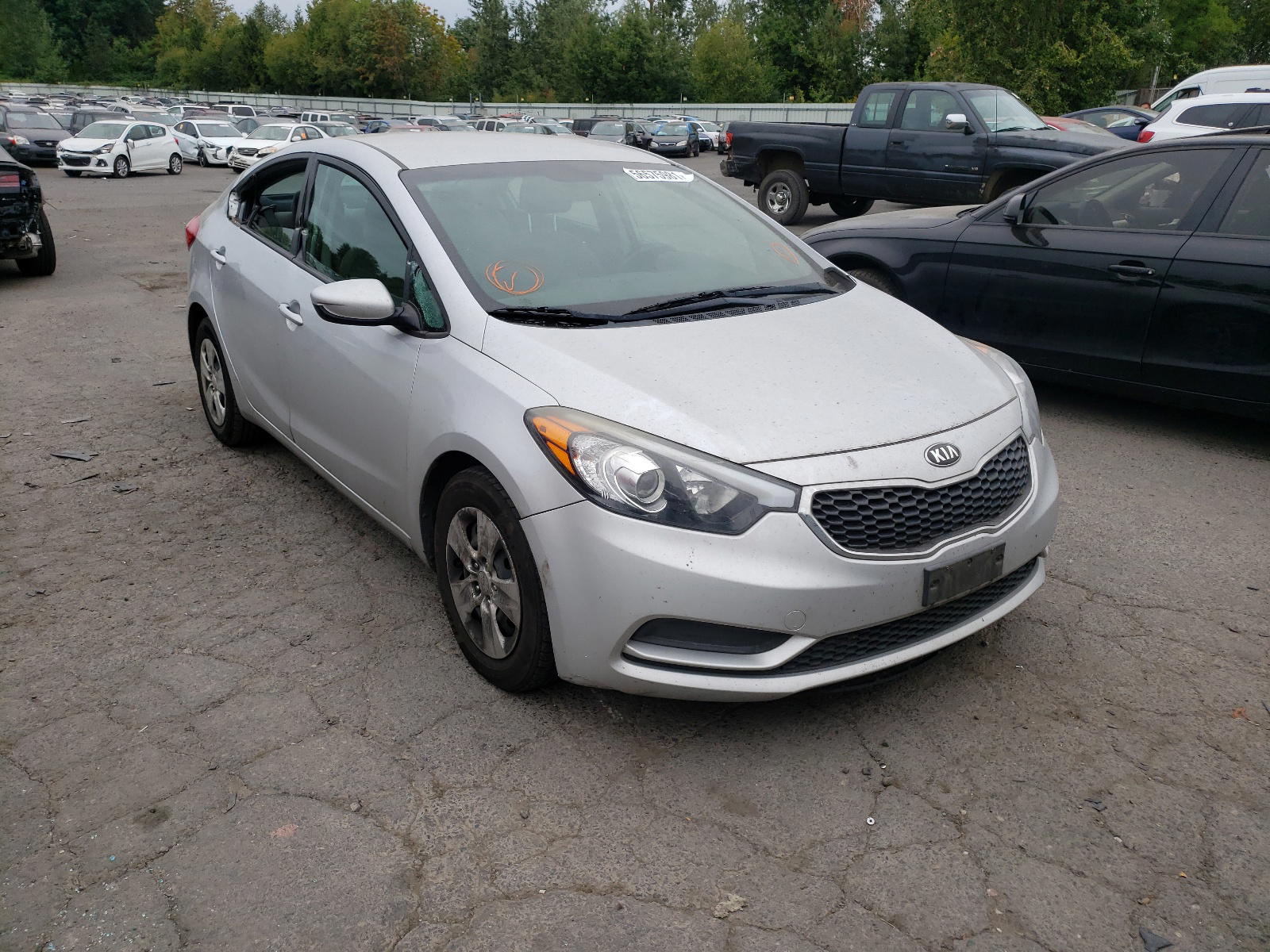 KIA FORTE LX 2015 with VIN KNAFK4A68F5423920 - Photo from auction
