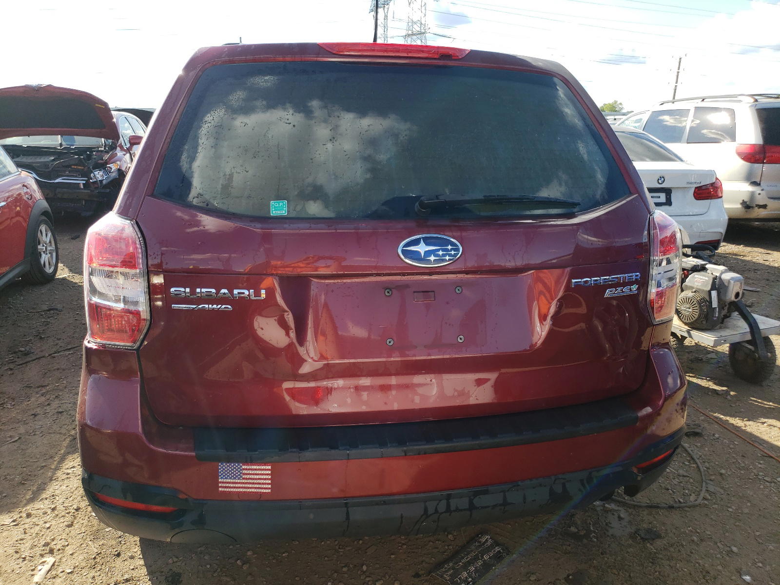 Photo 9 from auction – 2014 SUBARU FORESTER 2 with VIN JF2SJAAC6EH442098