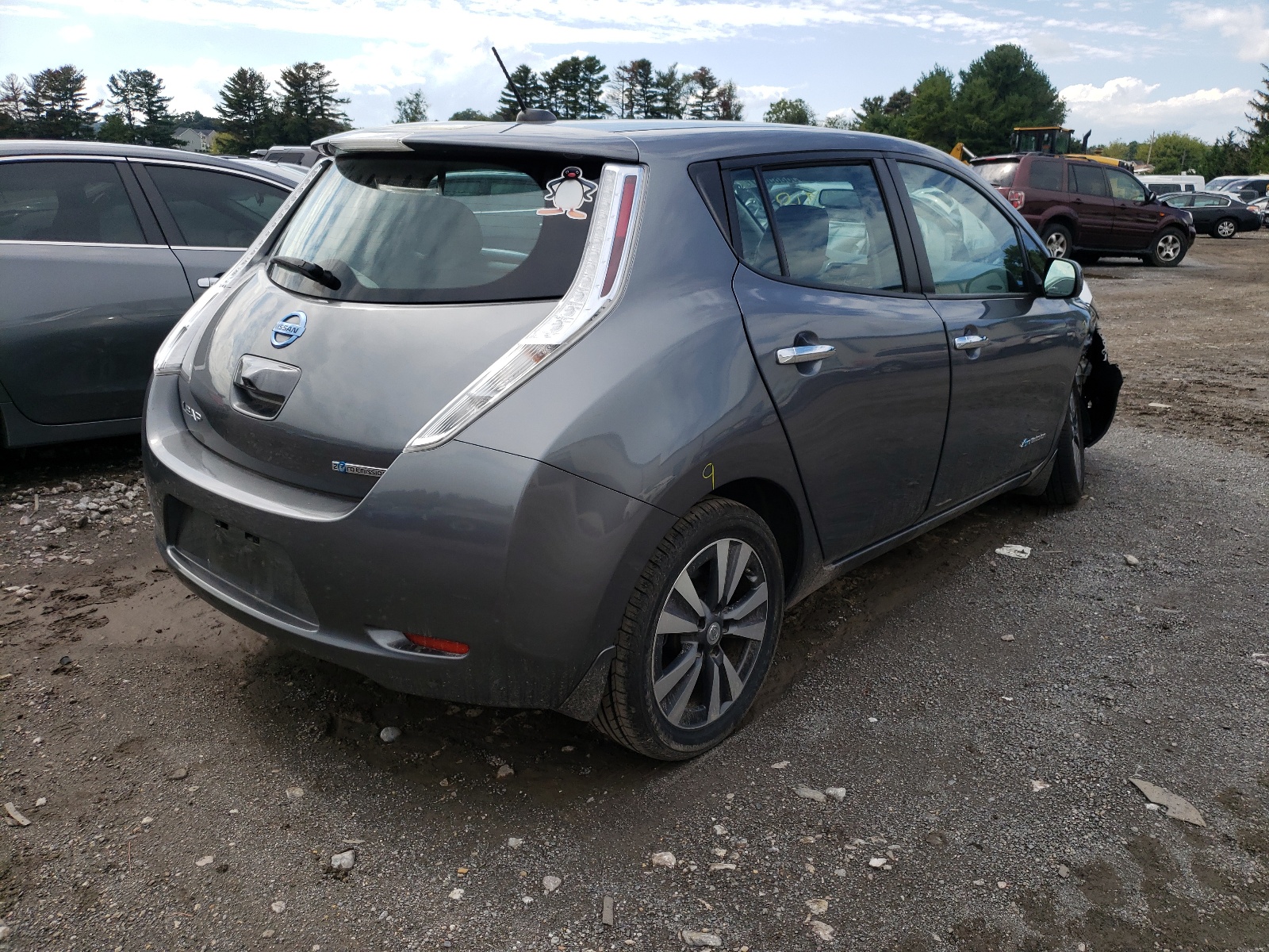 Photo 4 from auction – 2015 NISSAN LEAF S with VIN 1N4AZ0CP1FC315387